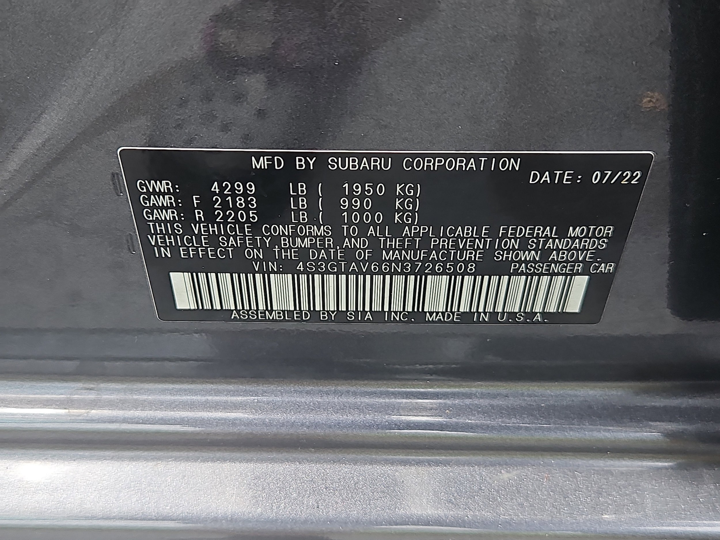 used 2022 Subaru Impreza car, priced at $23,651