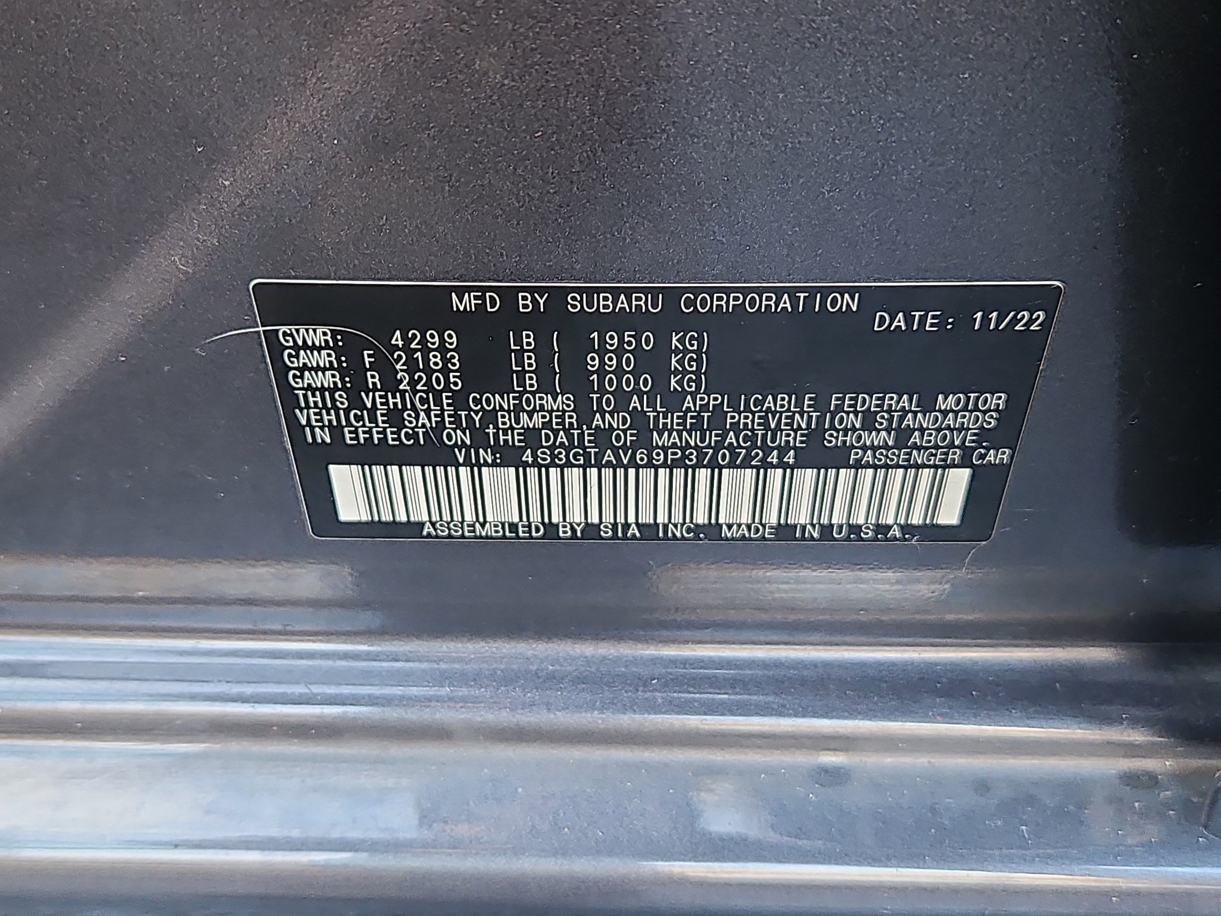 used 2023 Subaru Impreza car, priced at $21,563