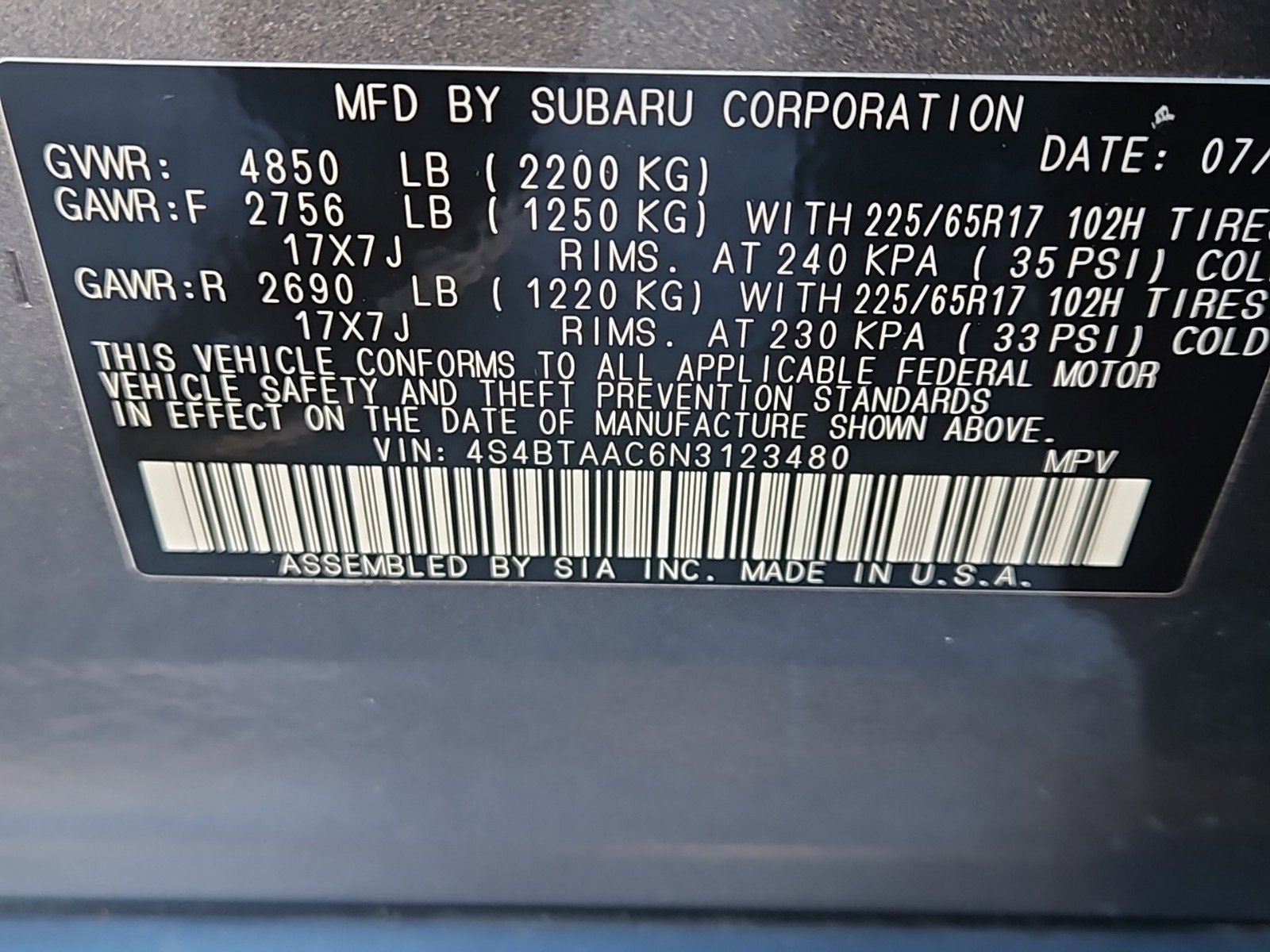 used 2022 Subaru Outback car, priced at $25,990