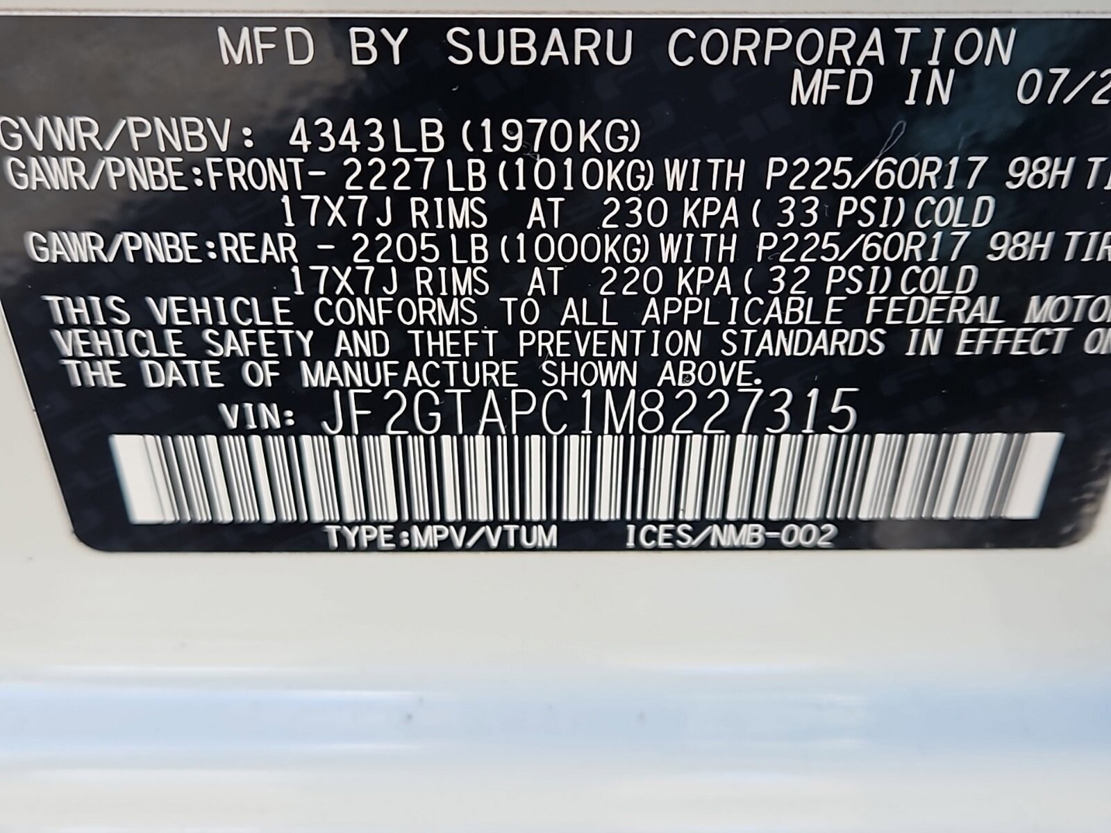 used 2021 Subaru Crosstrek car, priced at $23,990