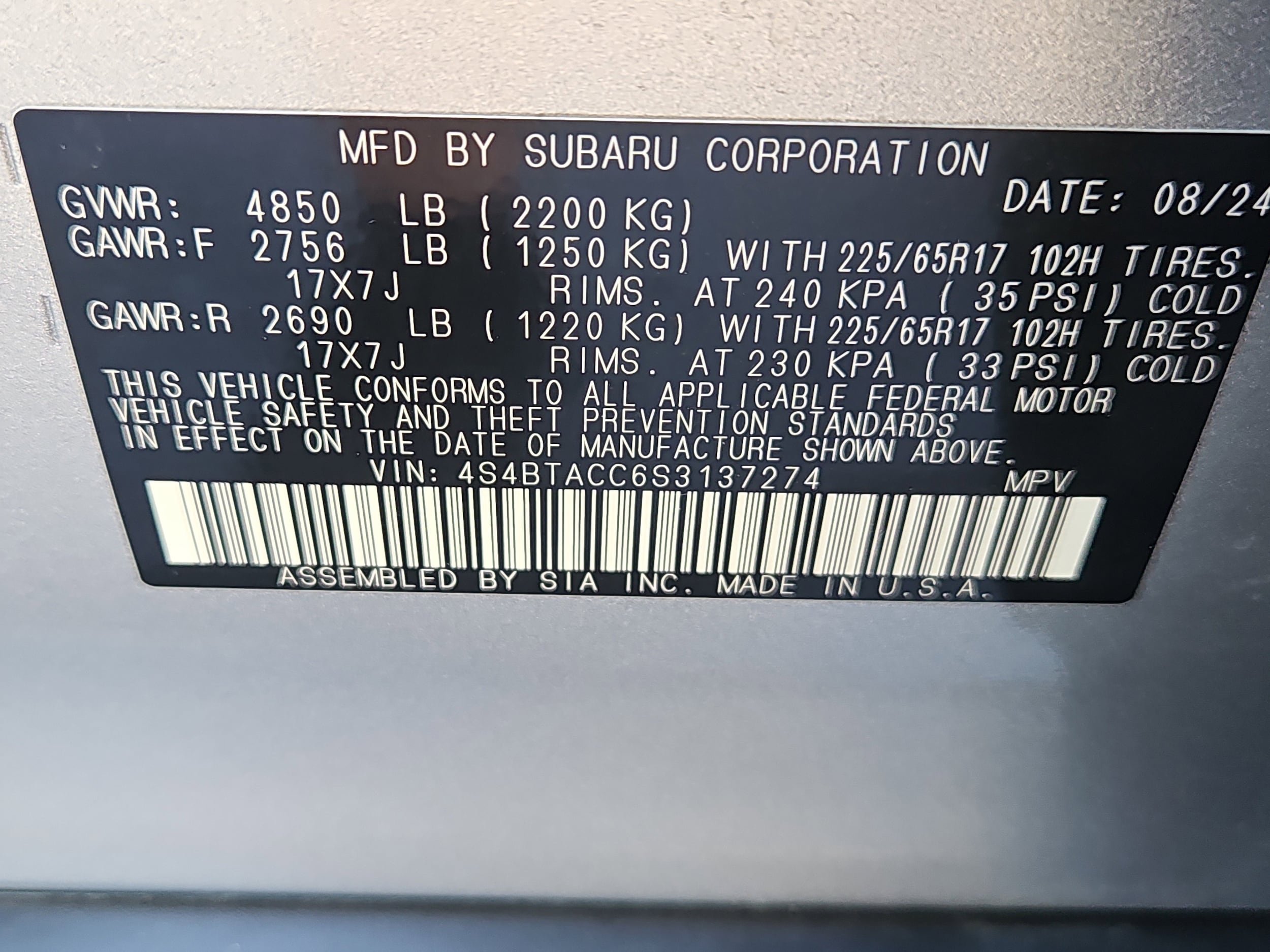 used 2025 Subaru Outback car, priced at $32,333