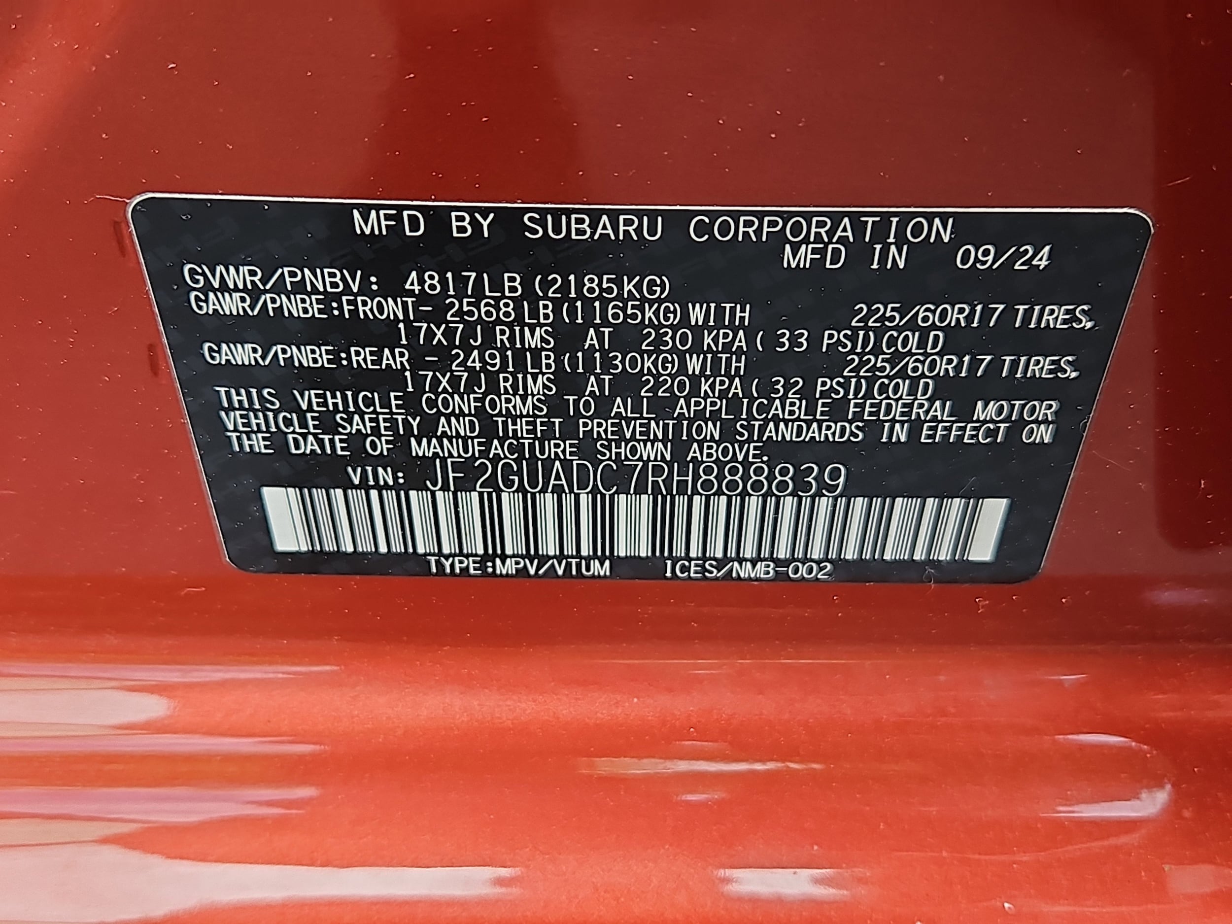 used 2024 Subaru Crosstrek car, priced at $29,953