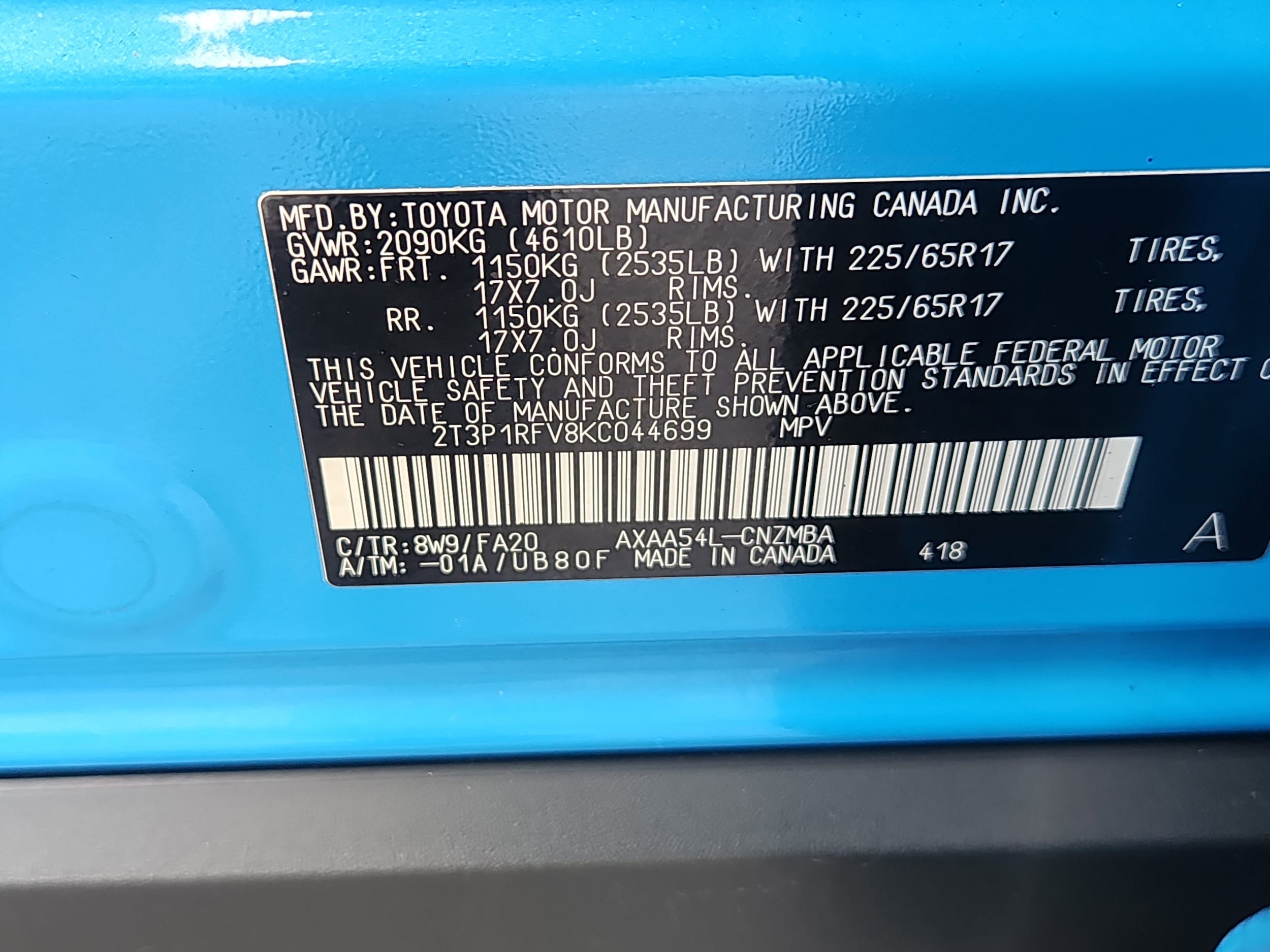 used 2019 Toyota RAV4 car, priced at $25,921