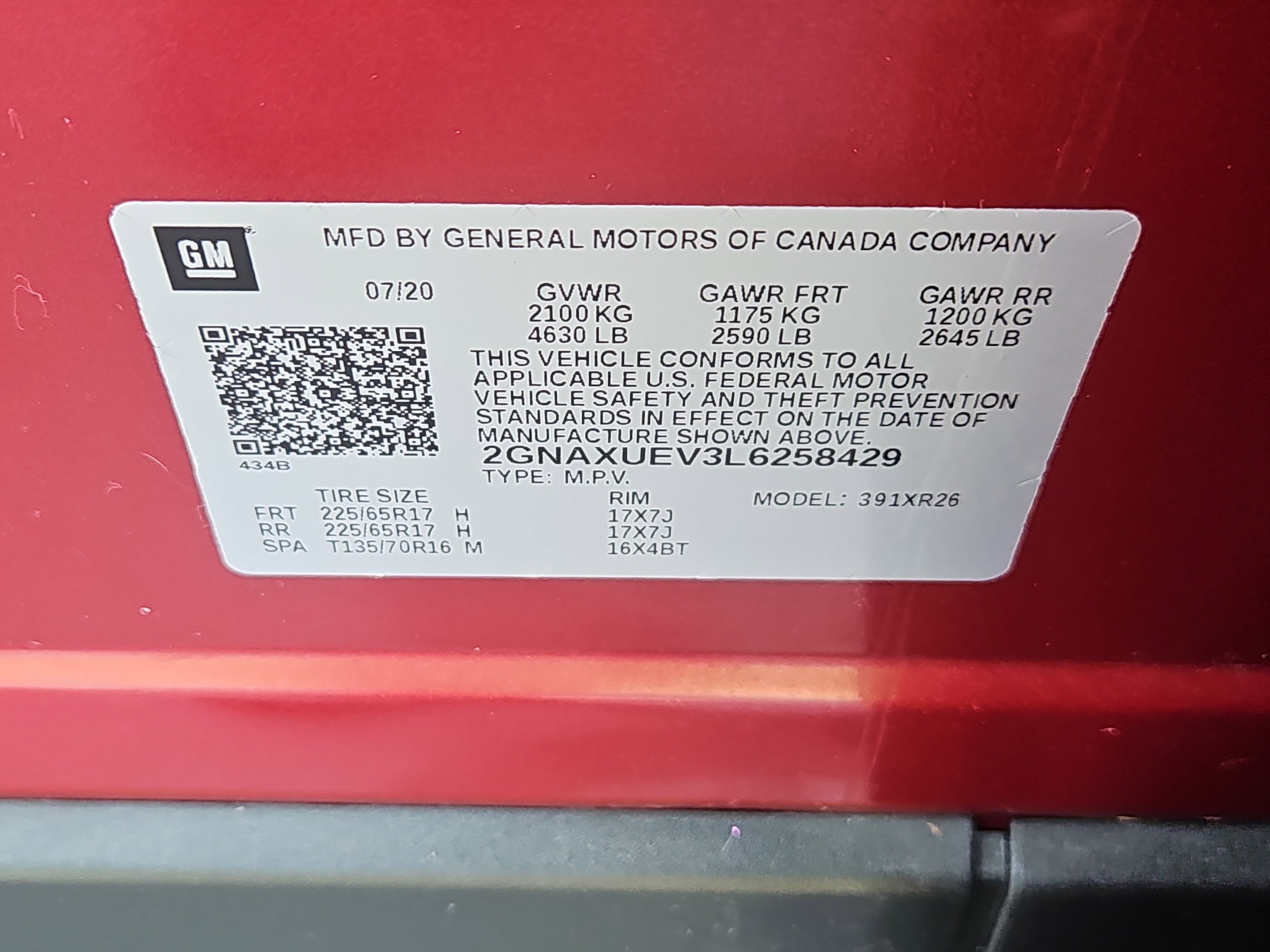 used 2020 Chevrolet Equinox car, priced at $19,839