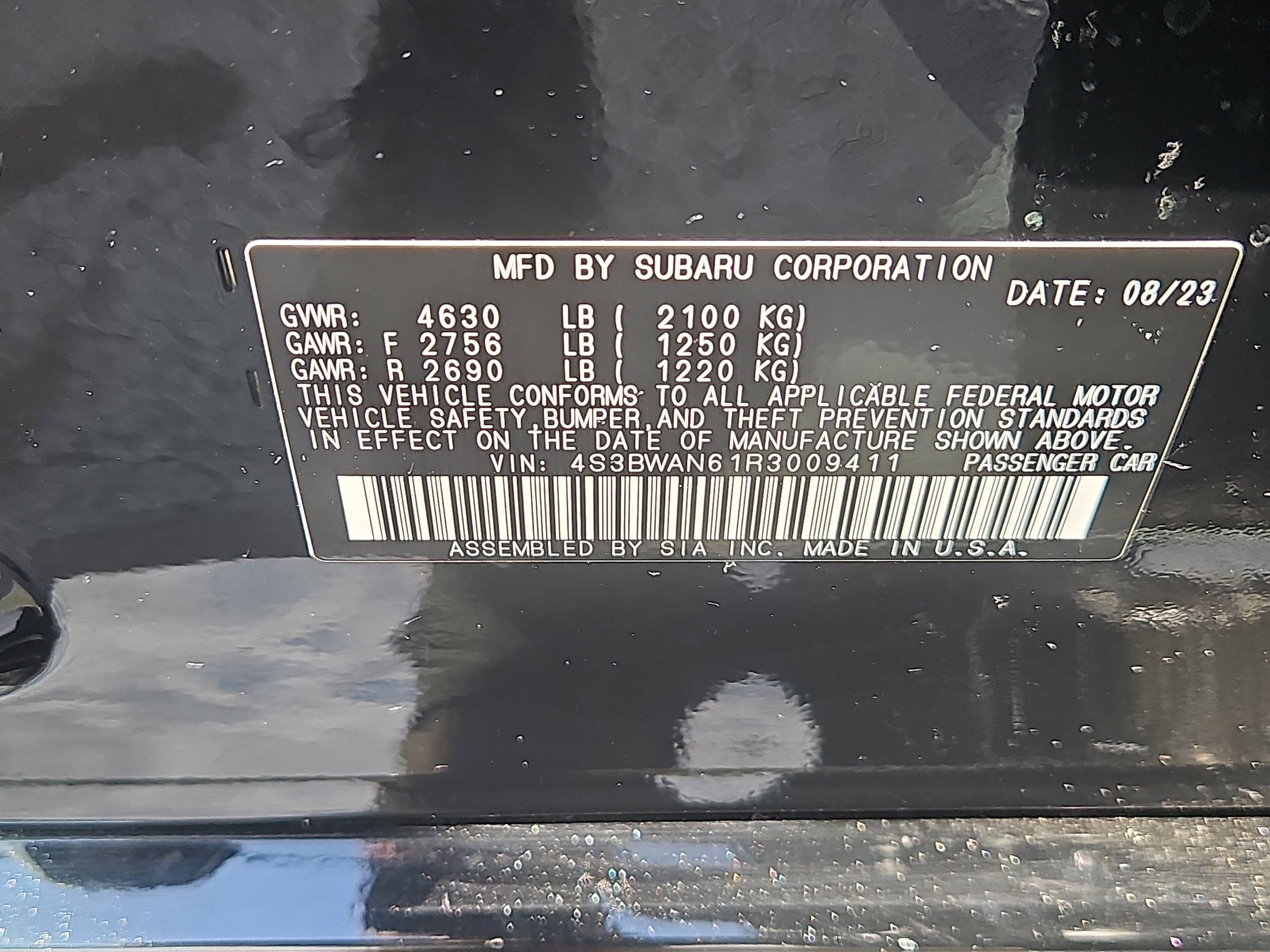 used 2024 Subaru Legacy car, priced at $32,490