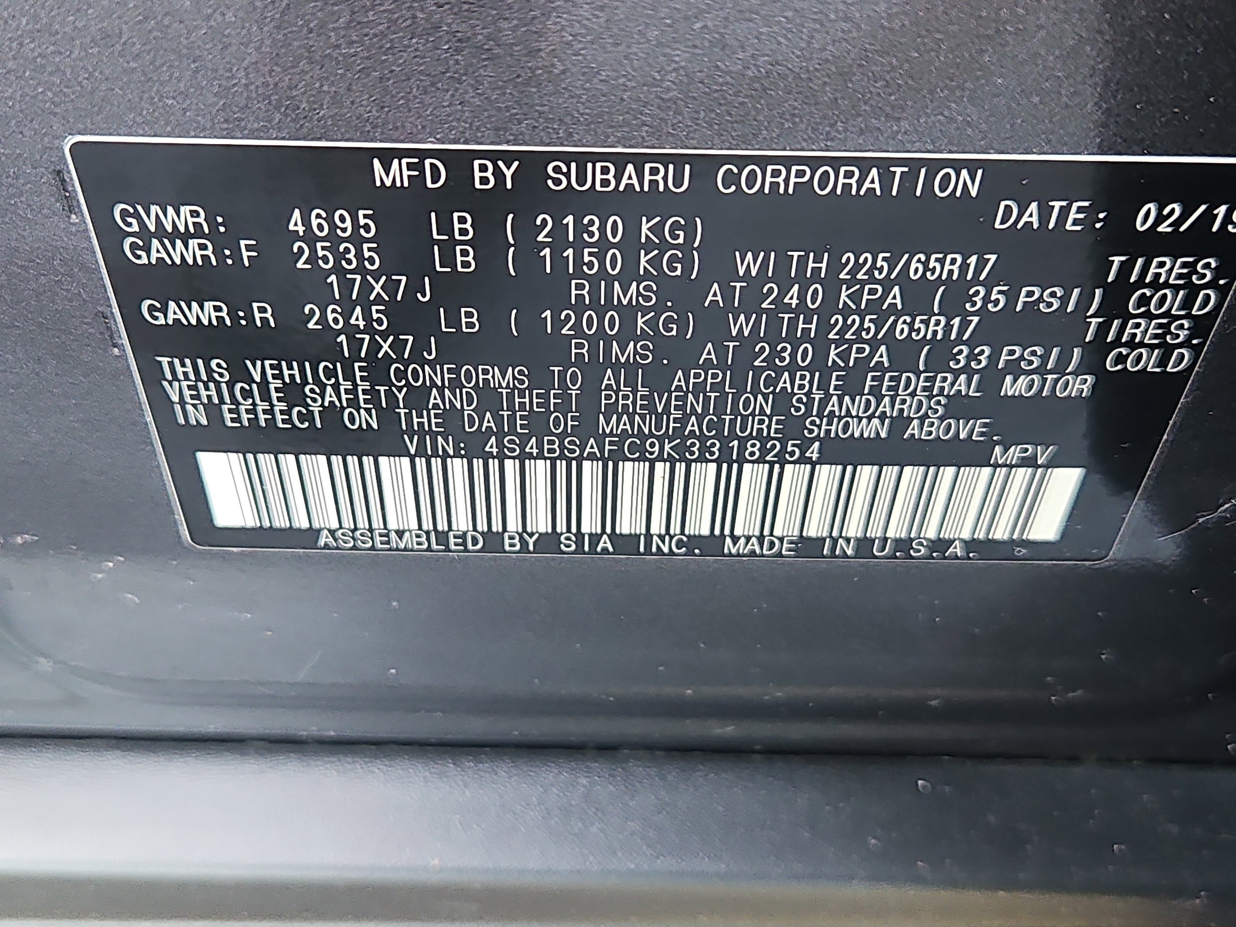 used 2019 Subaru Outback car, priced at $15,990
