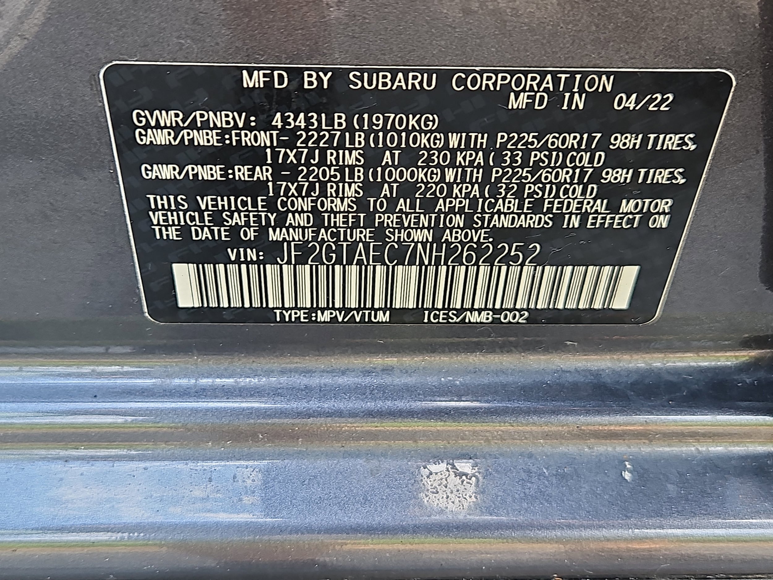 used 2022 Subaru Crosstrek car, priced at $25,457
