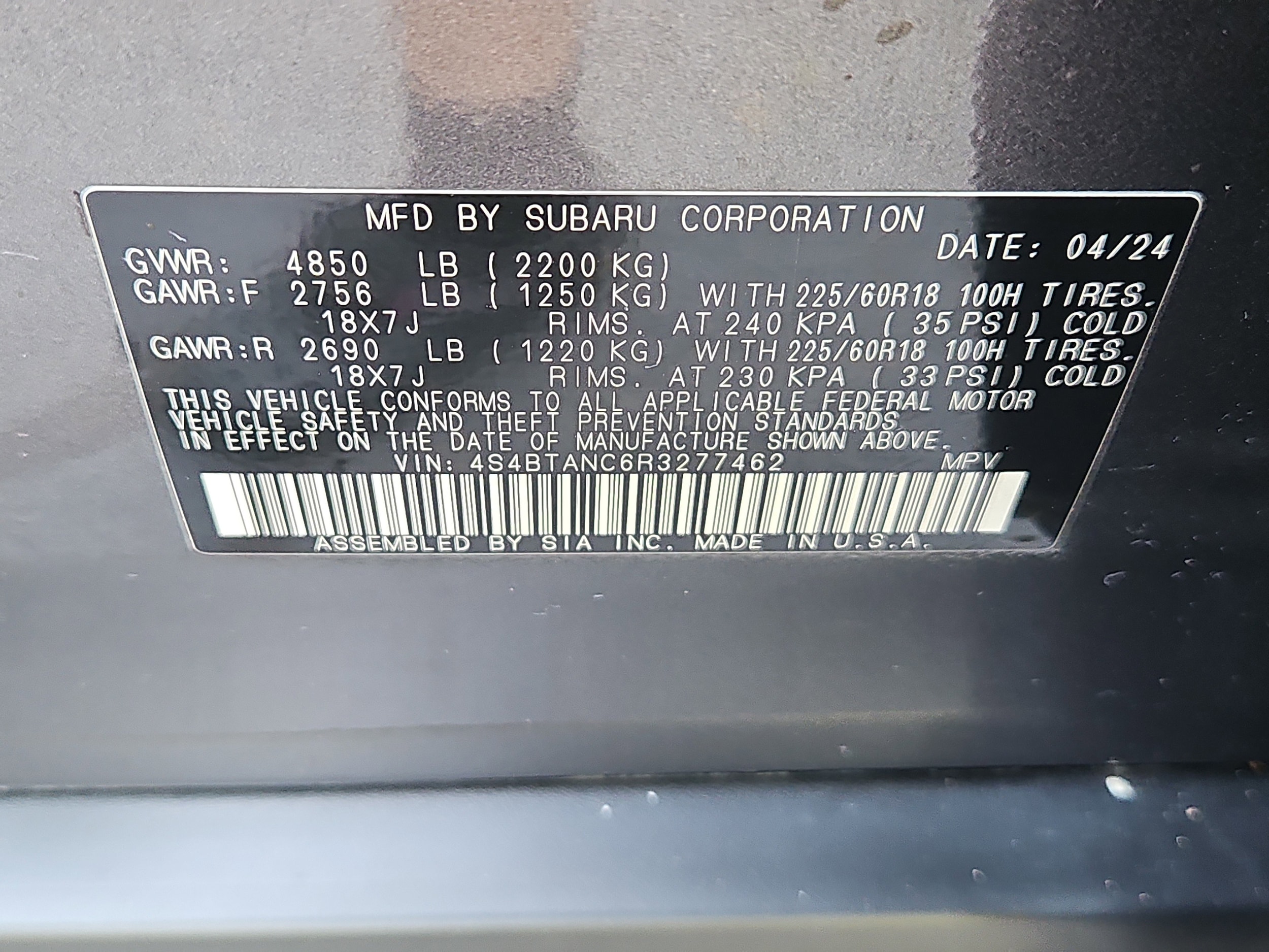used 2024 Subaru Outback car, priced at $35,302