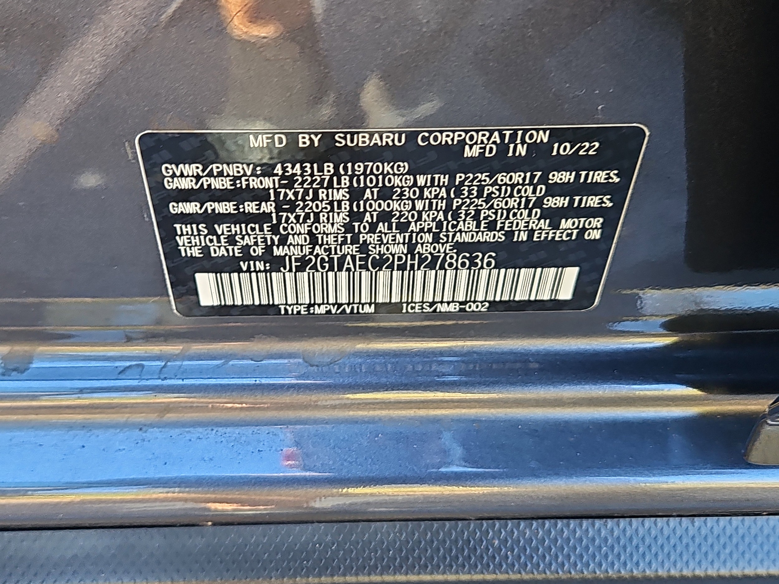 used 2023 Subaru Crosstrek car, priced at $21,390