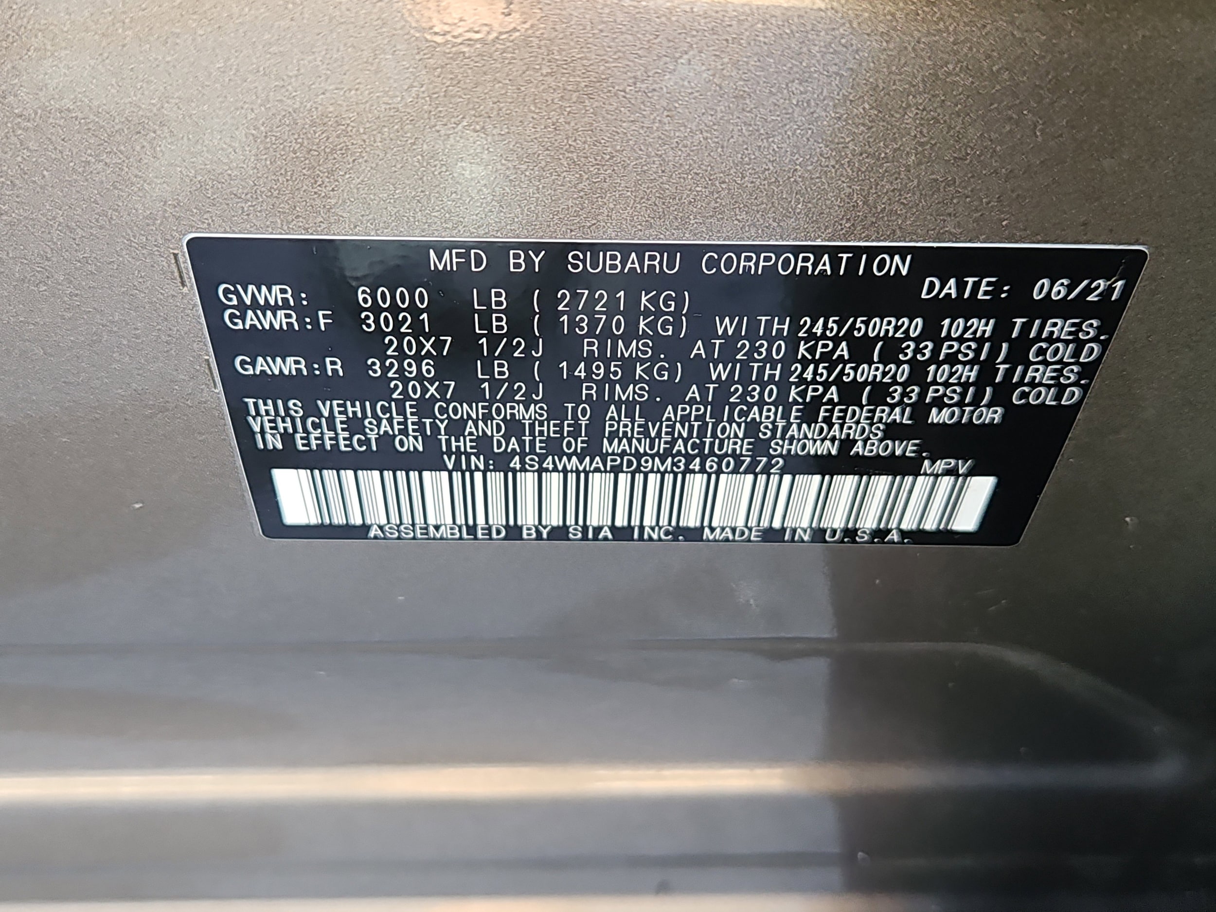used 2021 Subaru Ascent car, priced at $27,815