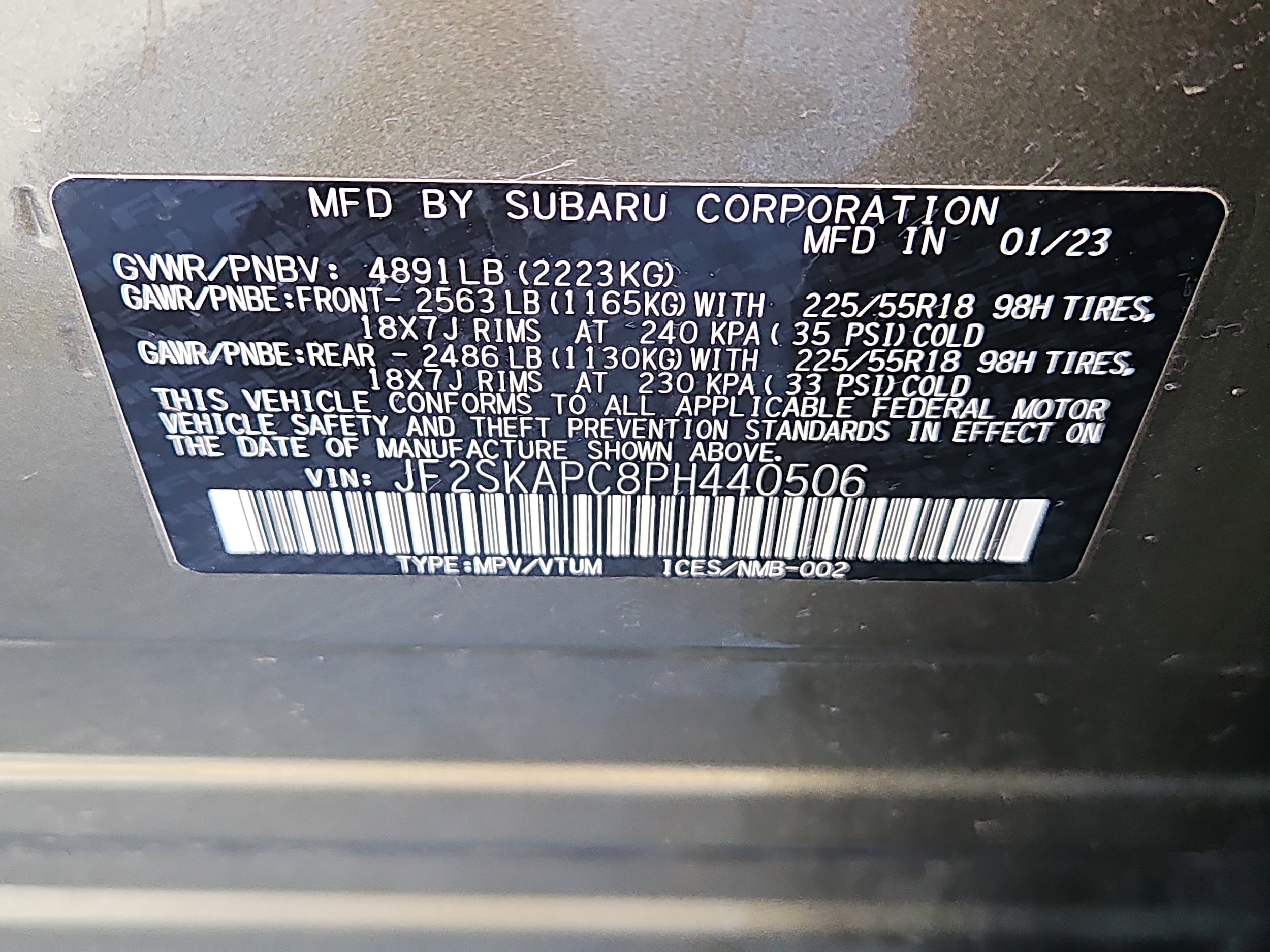 used 2023 Subaru Forester car, priced at $31,901
