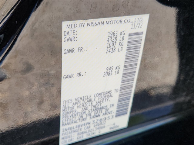 used 2023 Nissan Altima car, priced at $22,910