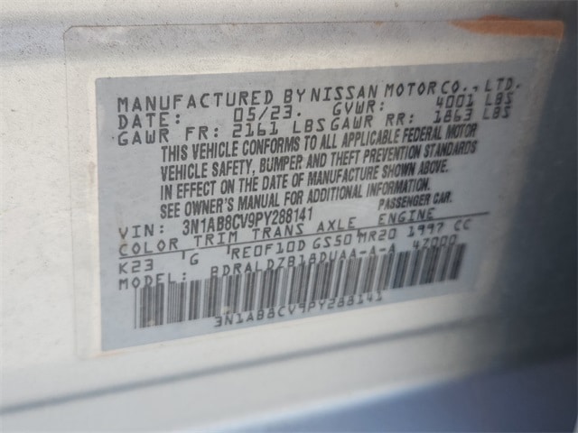 used 2023 Nissan Sentra car, priced at $21,955