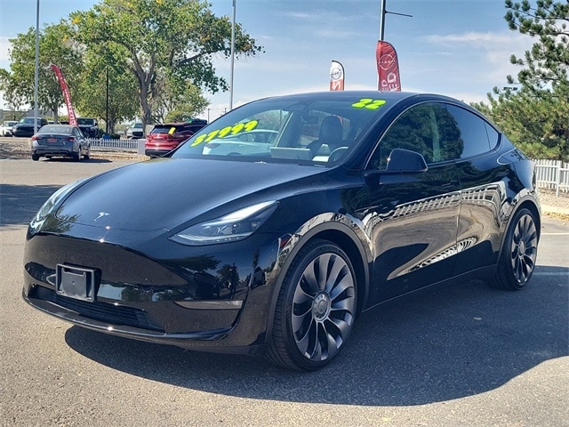 used 2022 Tesla Model Y car, priced at $33,095