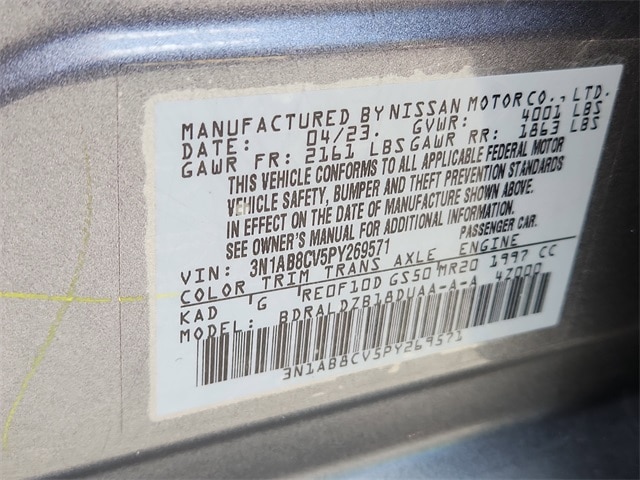 used 2023 Nissan Sentra car, priced at $17,999