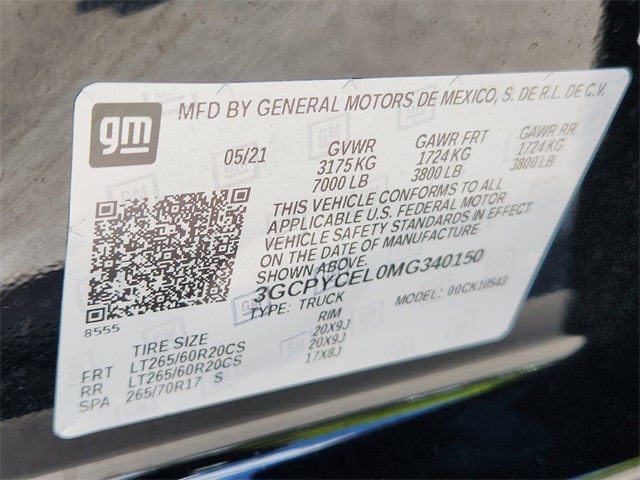 used 2021 Chevrolet Silverado 1500 car, priced at $59,711
