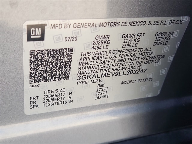 used 2020 GMC Terrain car, priced at $18,755