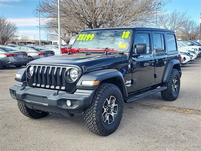 used 2018 Jeep Wrangler car, priced at $26,192