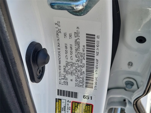 used 2021 Toyota Tacoma car, priced at $46,559