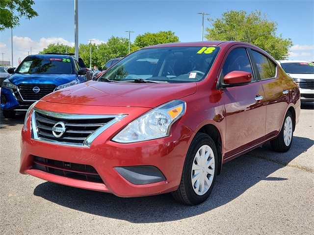 used 2018 Nissan Versa car, priced at $12,499