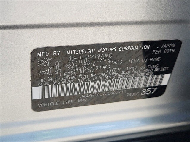 used 2018 Mitsubishi Outlander Sport car, priced at $16,407