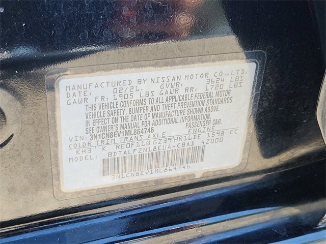 used 2021 Nissan Versa car, priced at $16,999