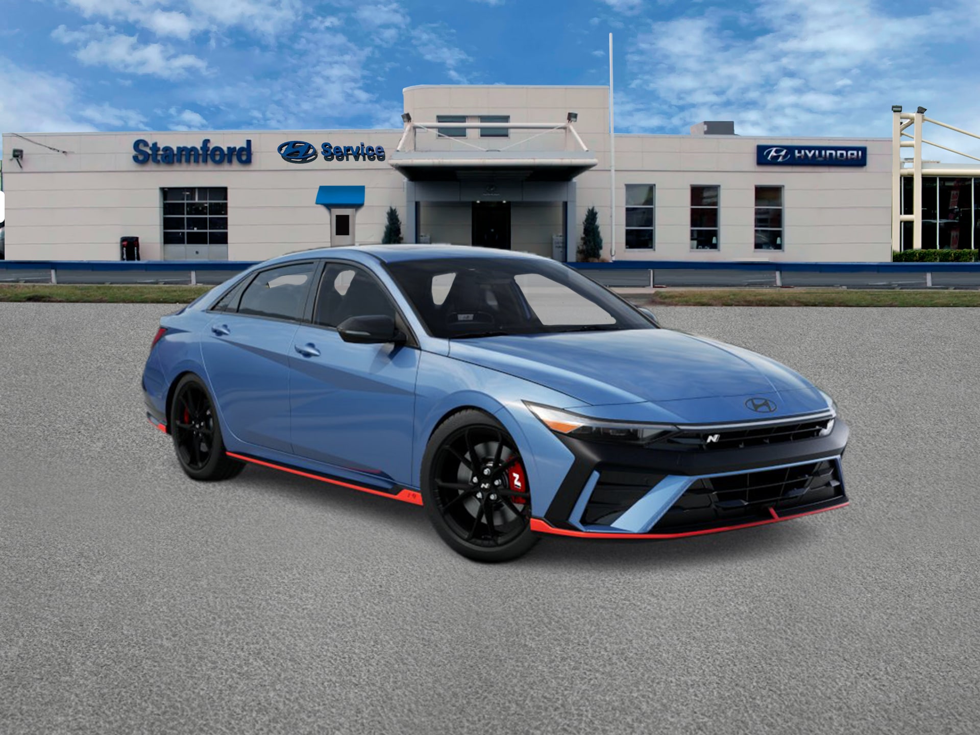 new 2025 Hyundai Elantra N car, priced at $37,445