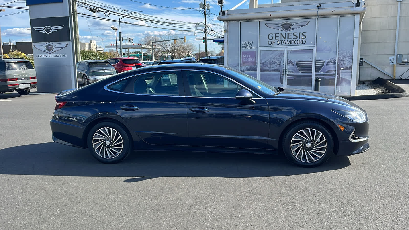 used 2022 Hyundai Sonata Hybrid car, priced at $21,588