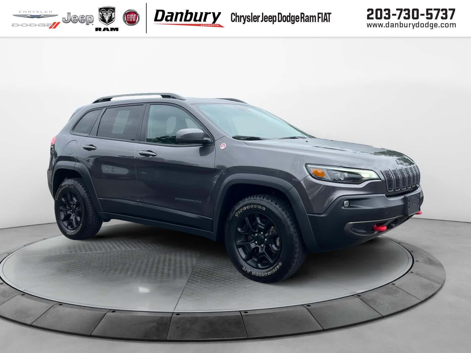 used 2021 Jeep Cherokee car, priced at $25,947
