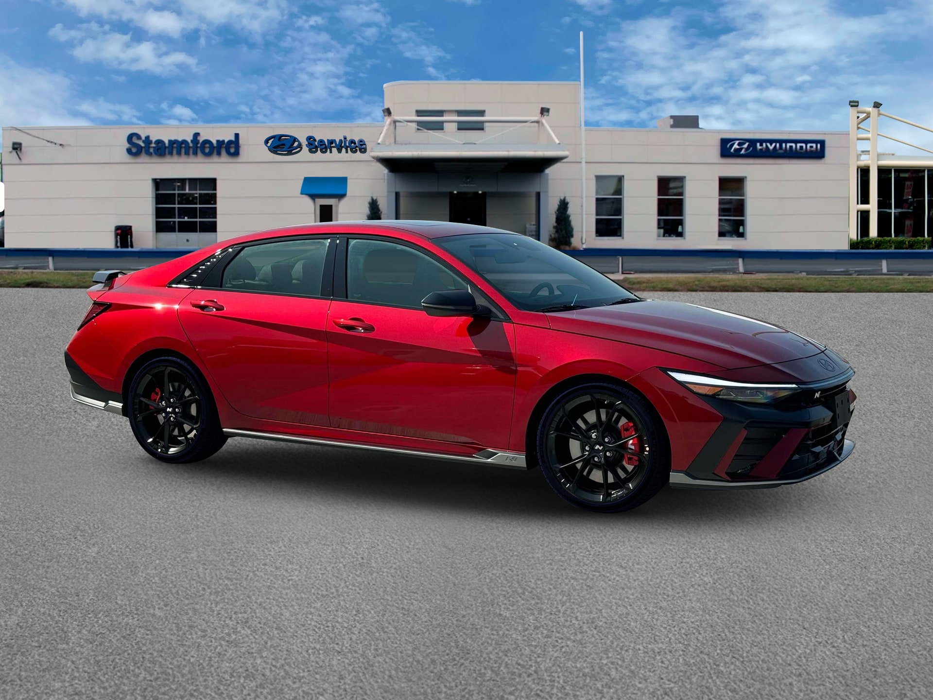 new 2025 Hyundai Elantra N car, priced at $37,445