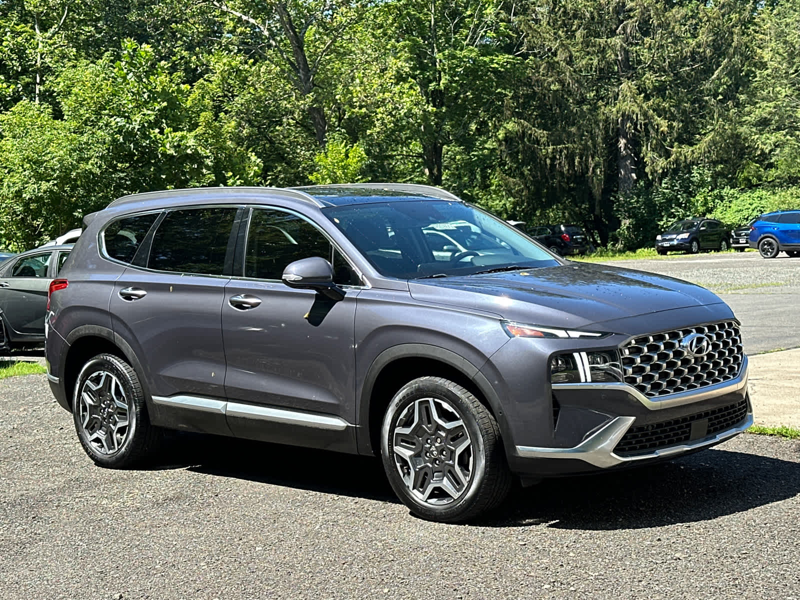 used 2021 Hyundai Santa Fe Hybrid car, priced at $29,908