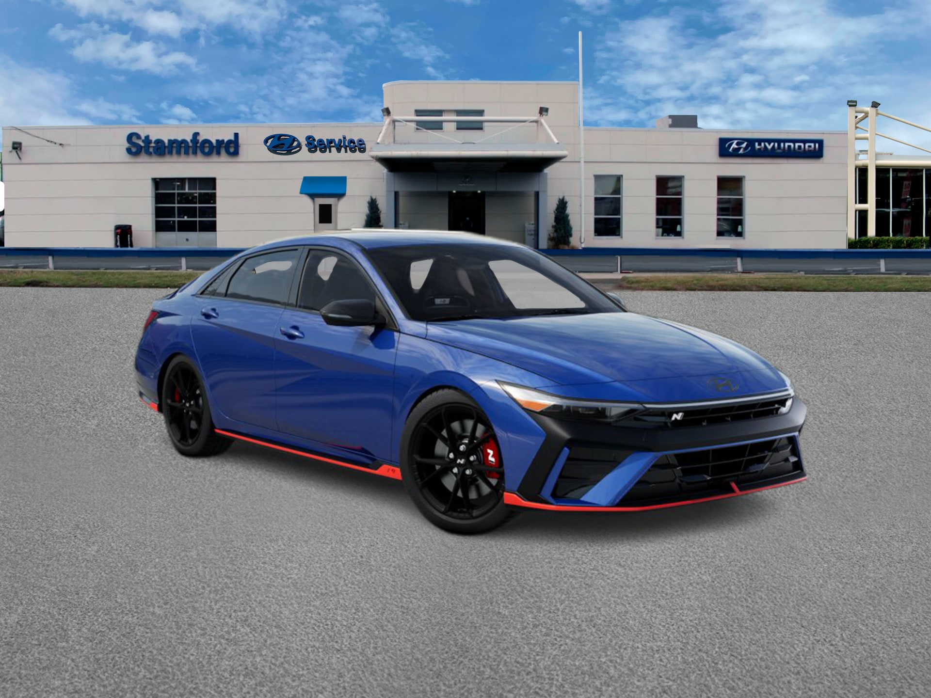 new 2025 Hyundai Elantra N car, priced at $35,100