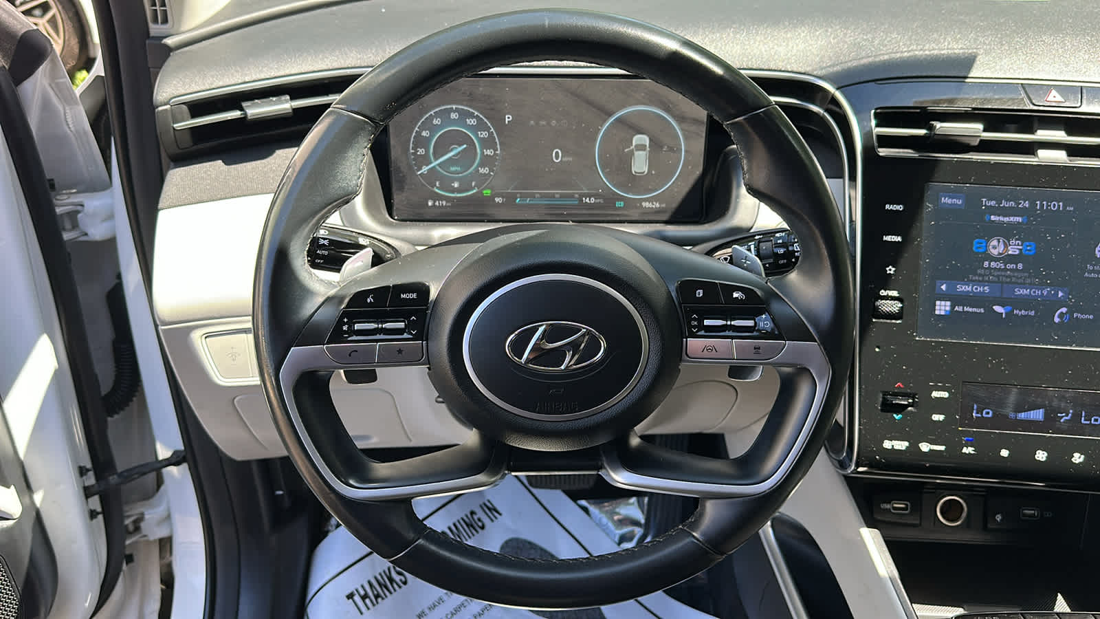 used 2022 Hyundai Tucson Hybrid car, priced at $18,807