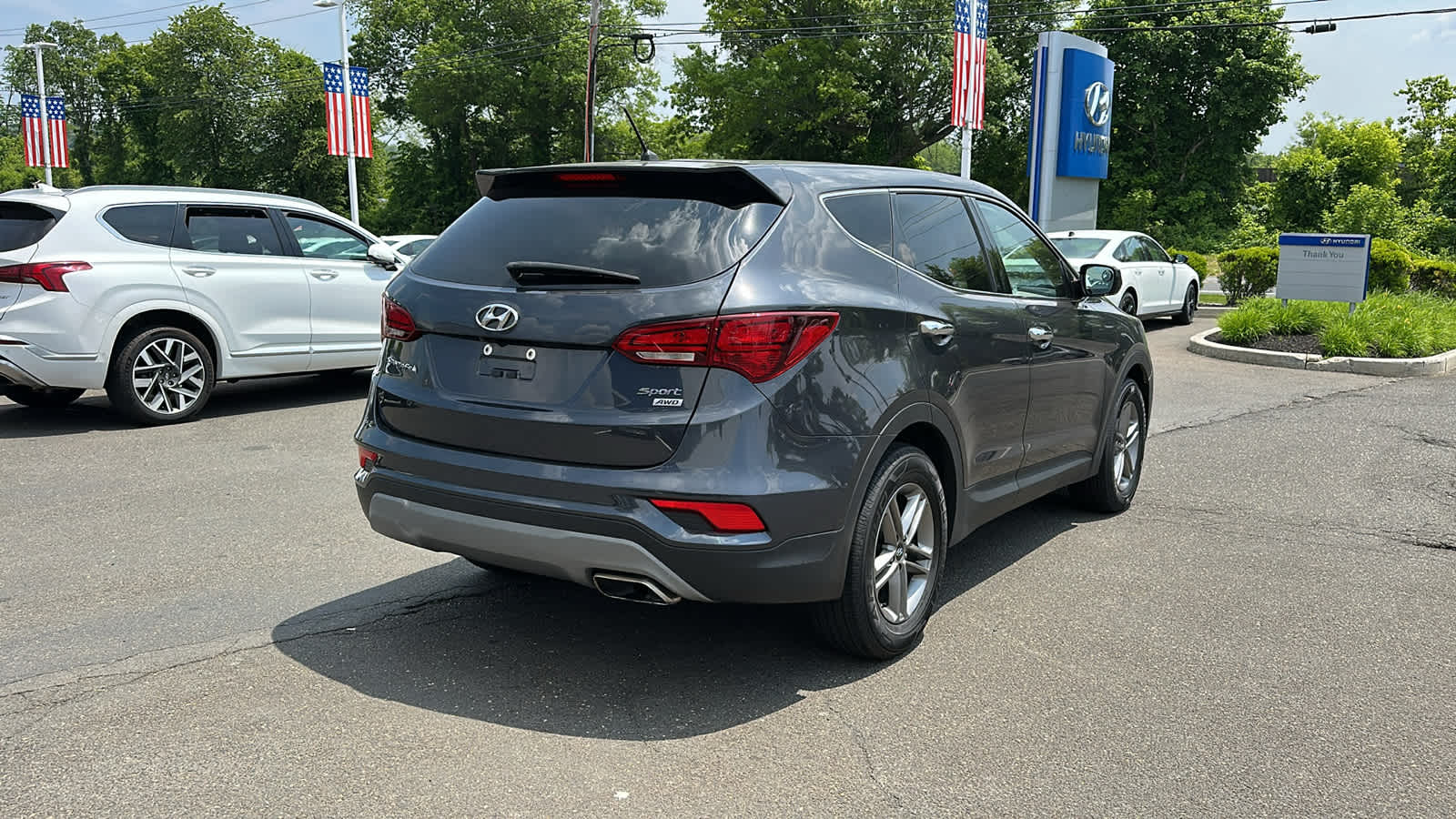 used 2018 Hyundai Santa Fe Sport car, priced at $16,604