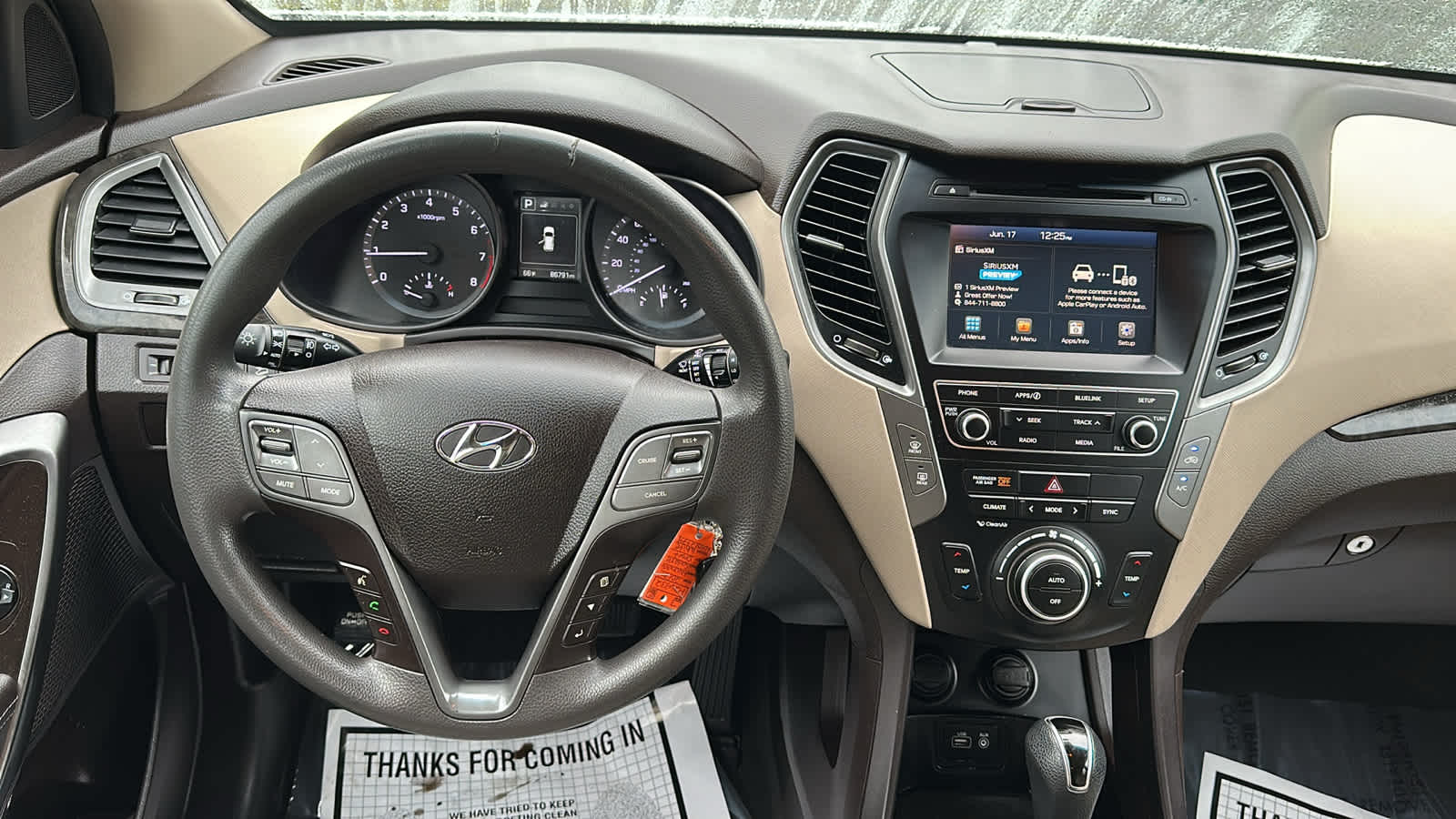 used 2017 Hyundai Santa Fe Sport car, priced at $13,505