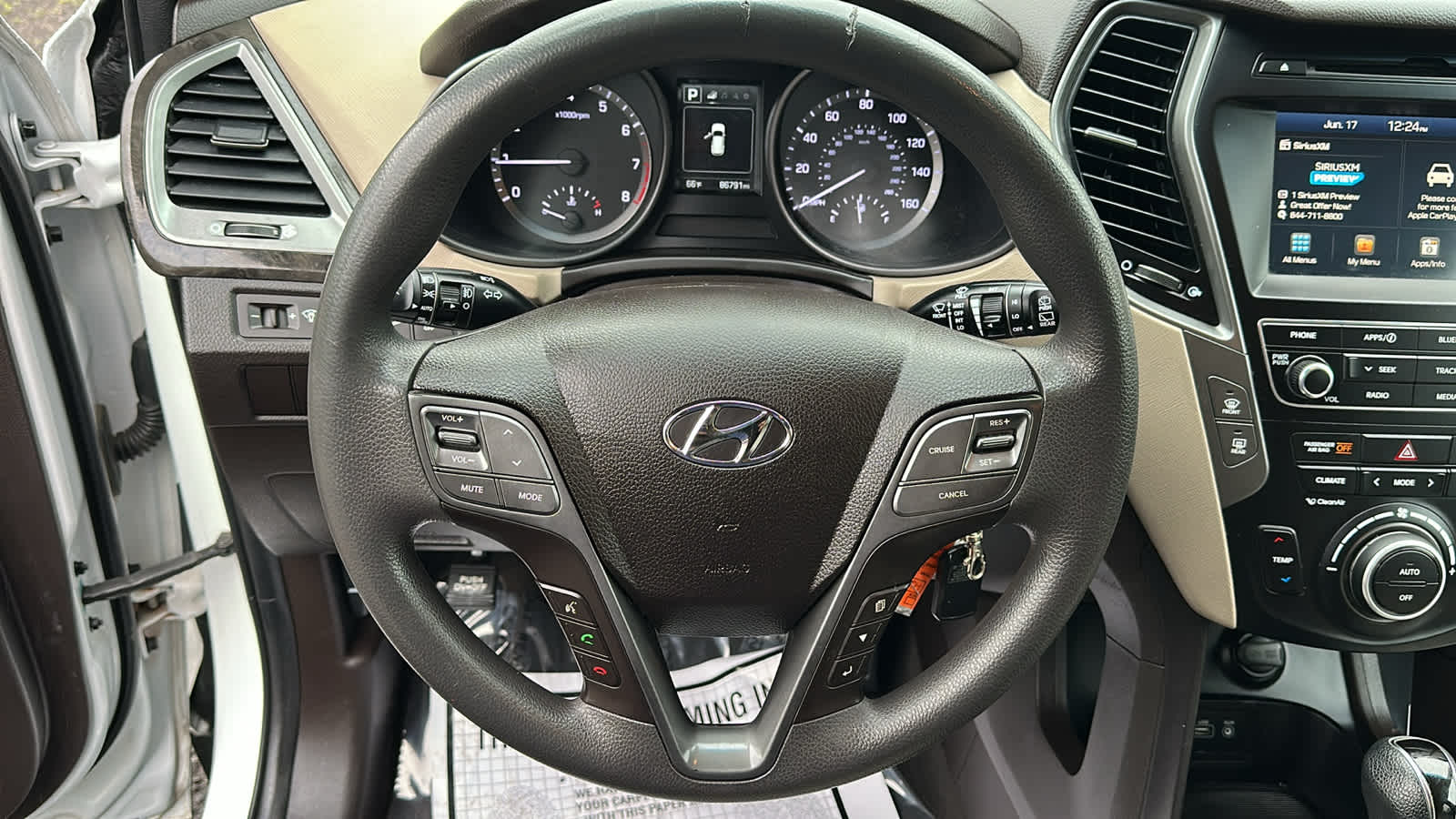used 2017 Hyundai Santa Fe Sport car, priced at $13,505