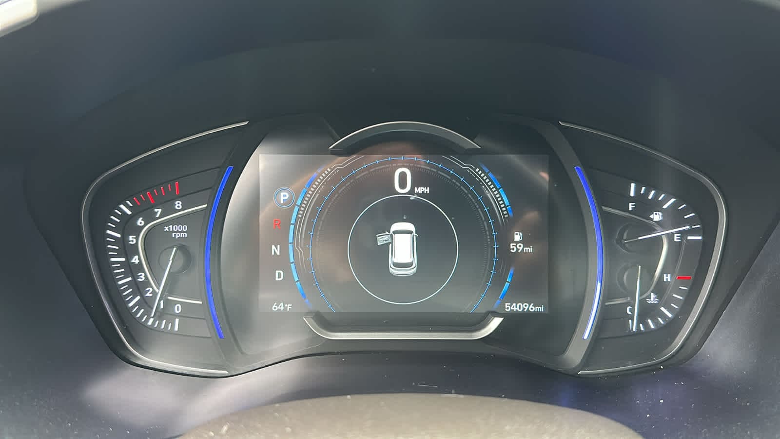 used 2019 Hyundai Santa Fe car, priced at $23,905