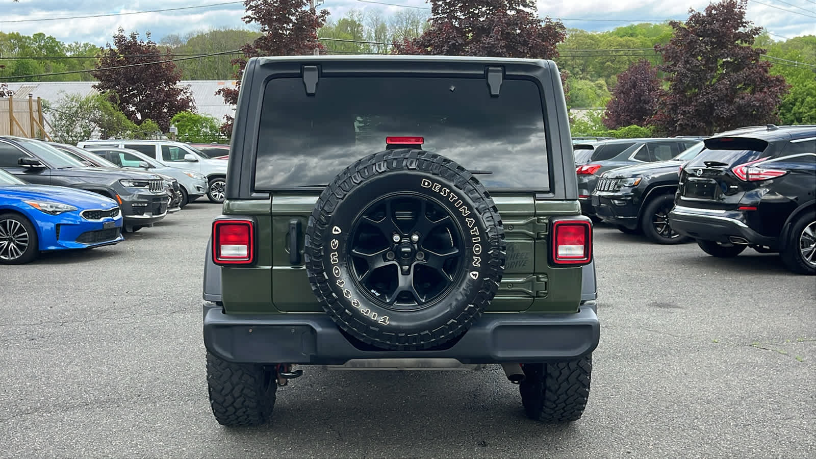 used 2021 Jeep Wrangler car, priced at $25,618
