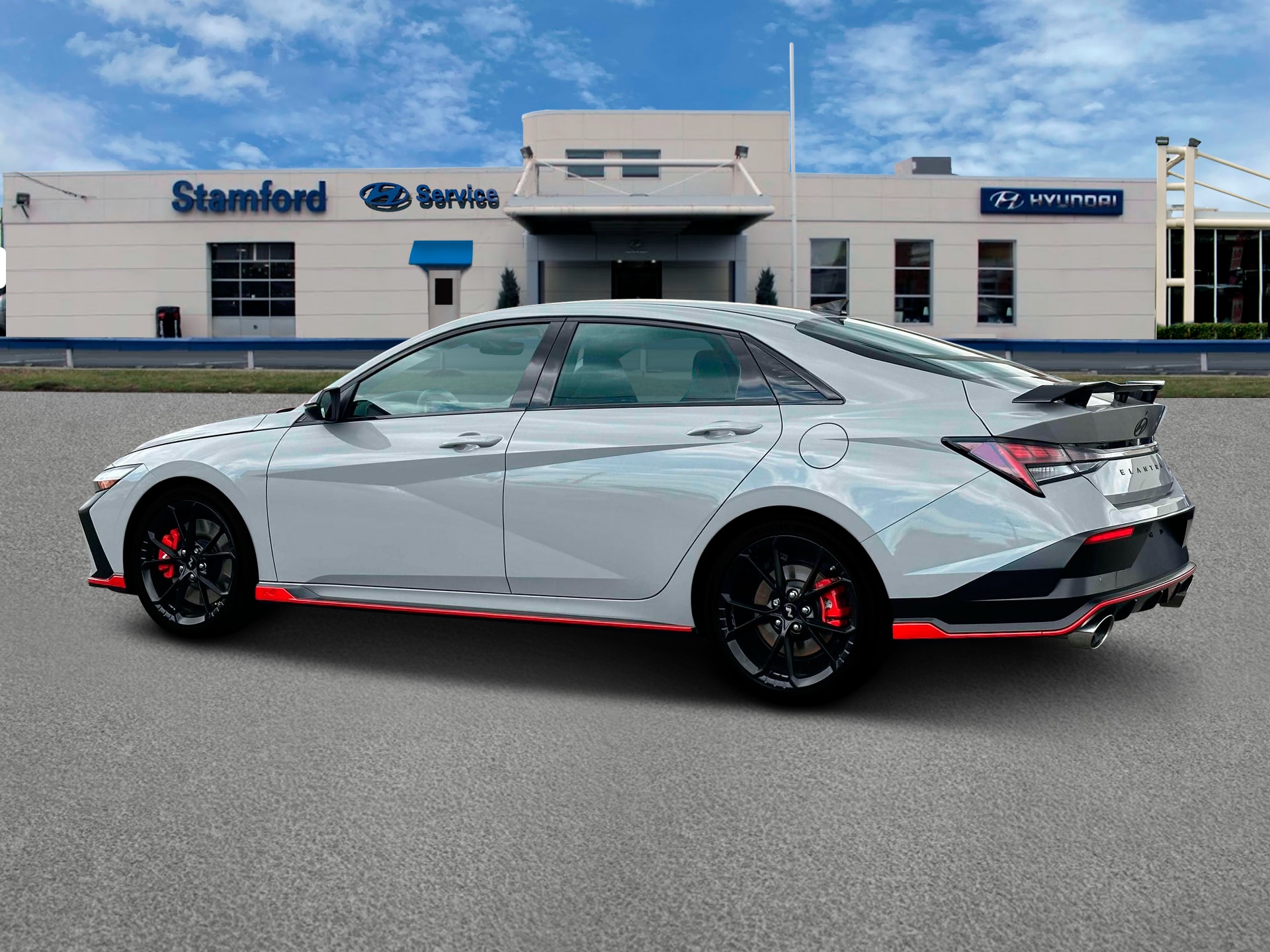 new 2025 Hyundai Elantra N car, priced at $36,140