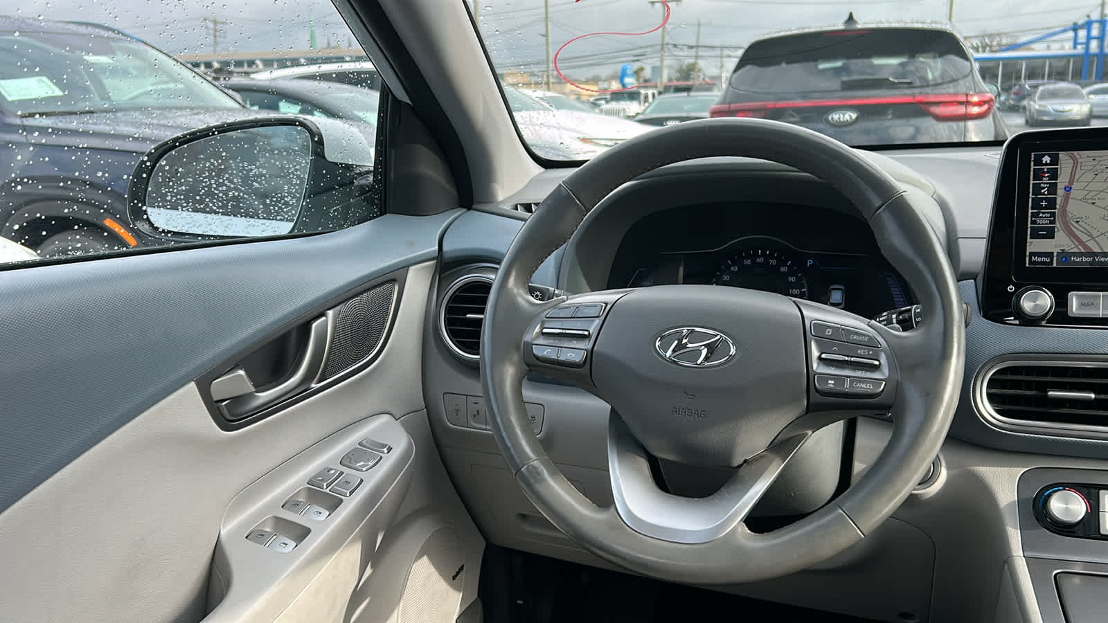 used 2021 Hyundai Kona Electric car, priced at $19,306