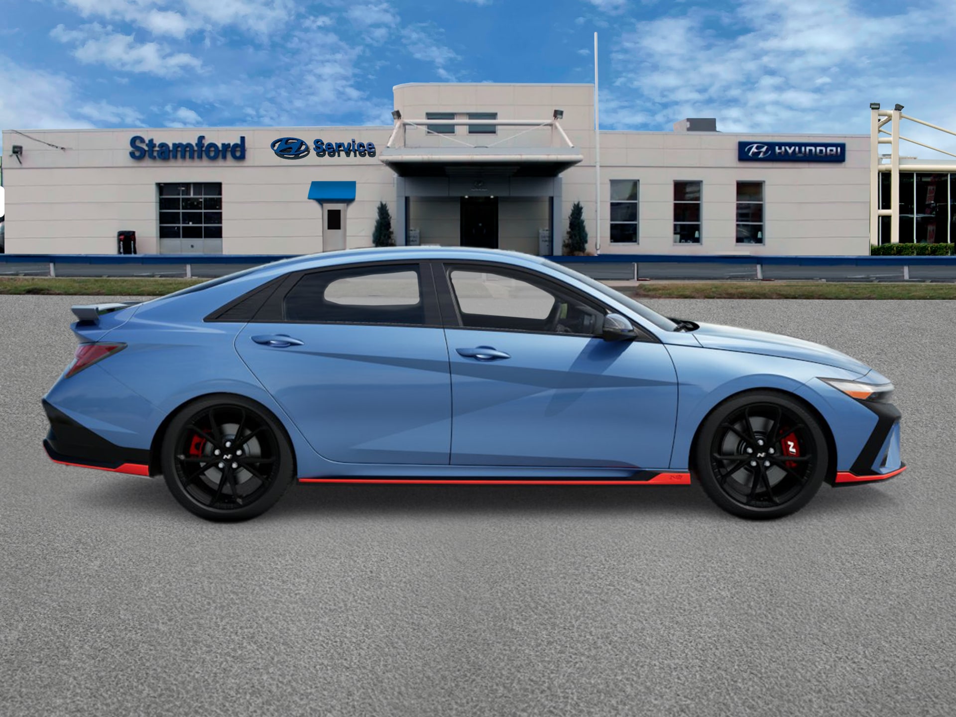 new 2025 Hyundai Elantra N car, priced at $37,445