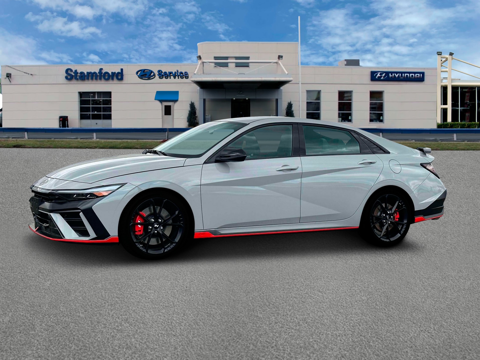 new 2025 Hyundai Elantra N car, priced at $36,140