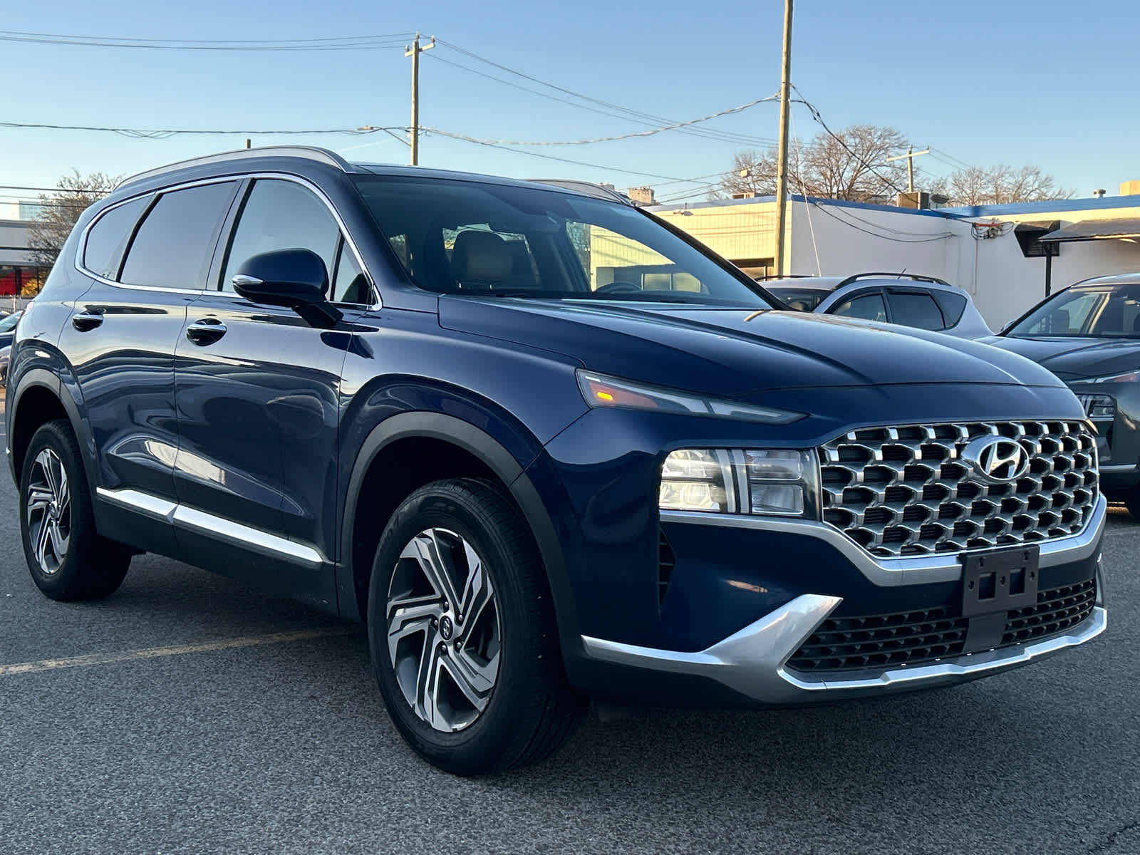 used 2021 Hyundai Santa Fe car, priced at $23,999