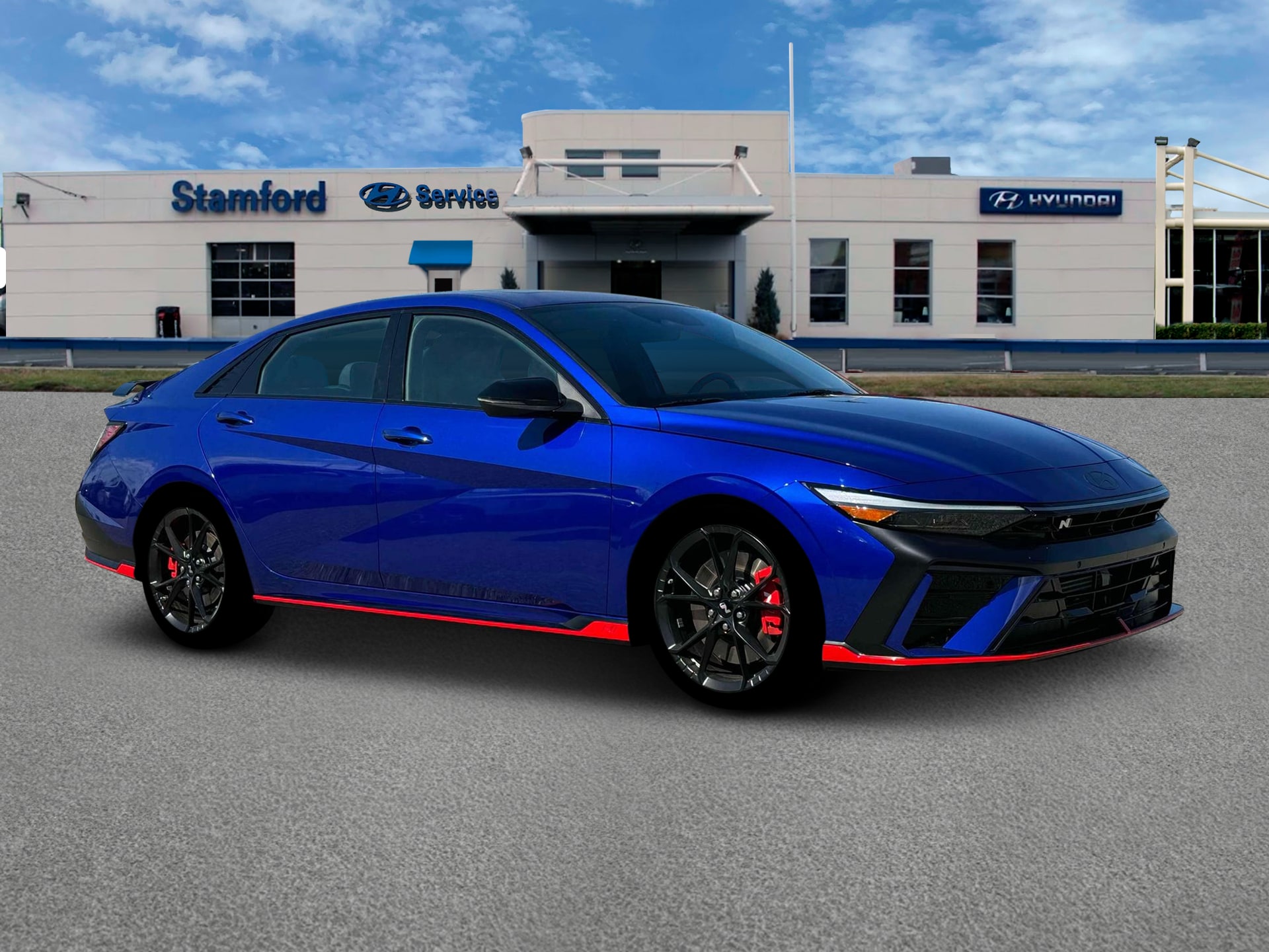 new 2025 Hyundai Elantra N car, priced at $36,945