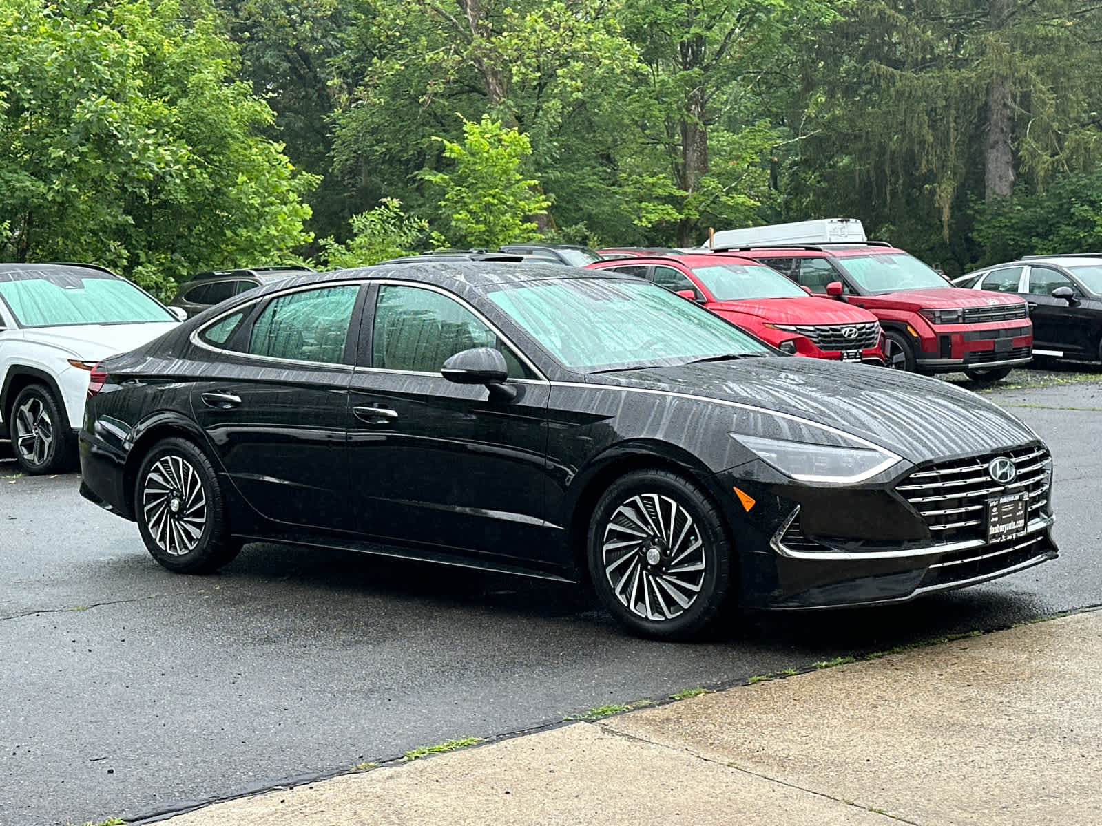 used 2021 Hyundai Sonata Hybrid car, priced at $23,705