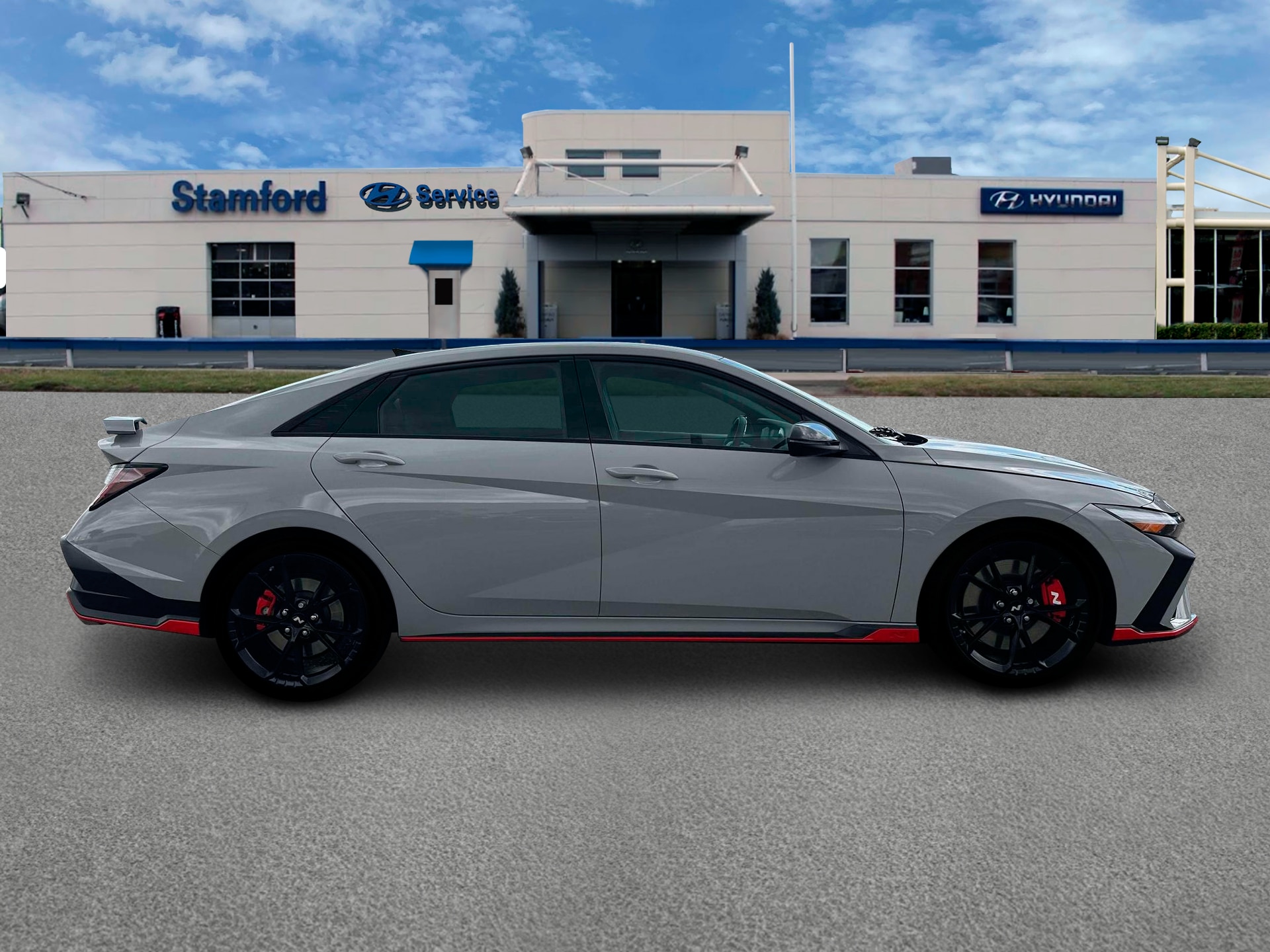 new 2025 Hyundai Elantra N car, priced at $36,140