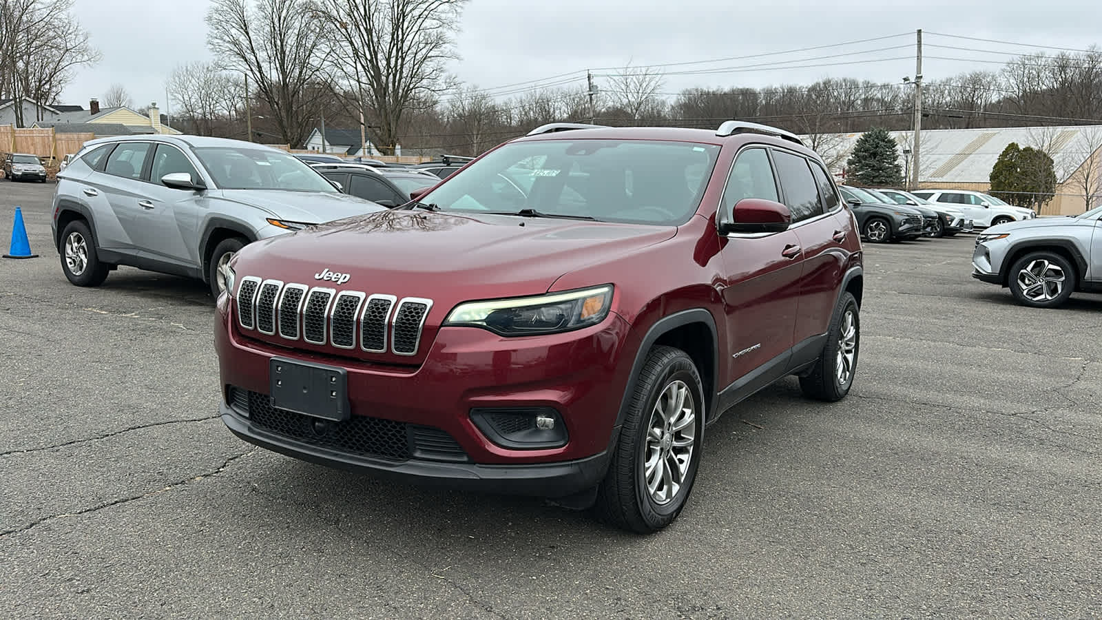 used 2021 Jeep Cherokee car, priced at $19,403