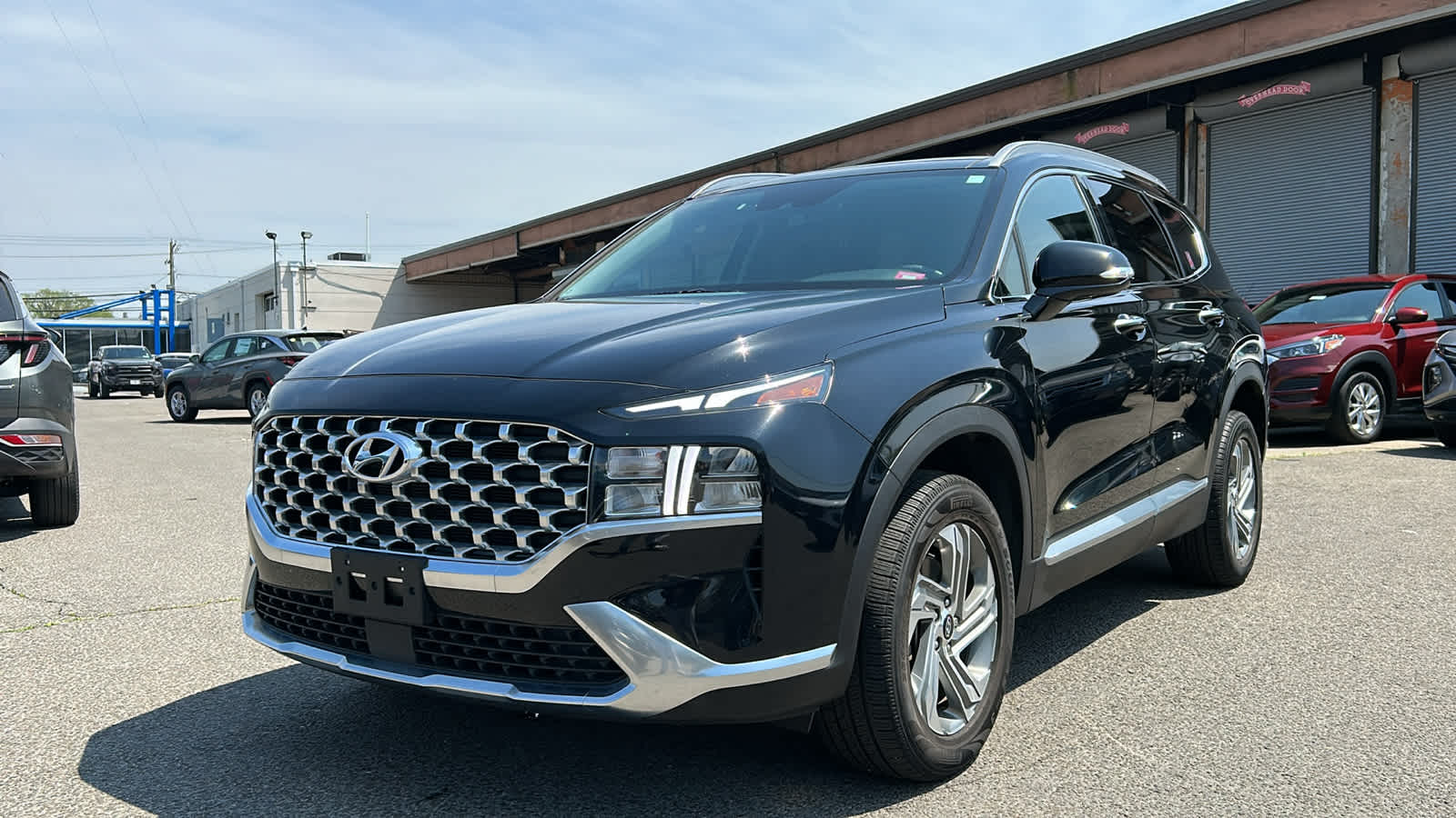 used 2021 Hyundai Santa Fe car, priced at $19,207