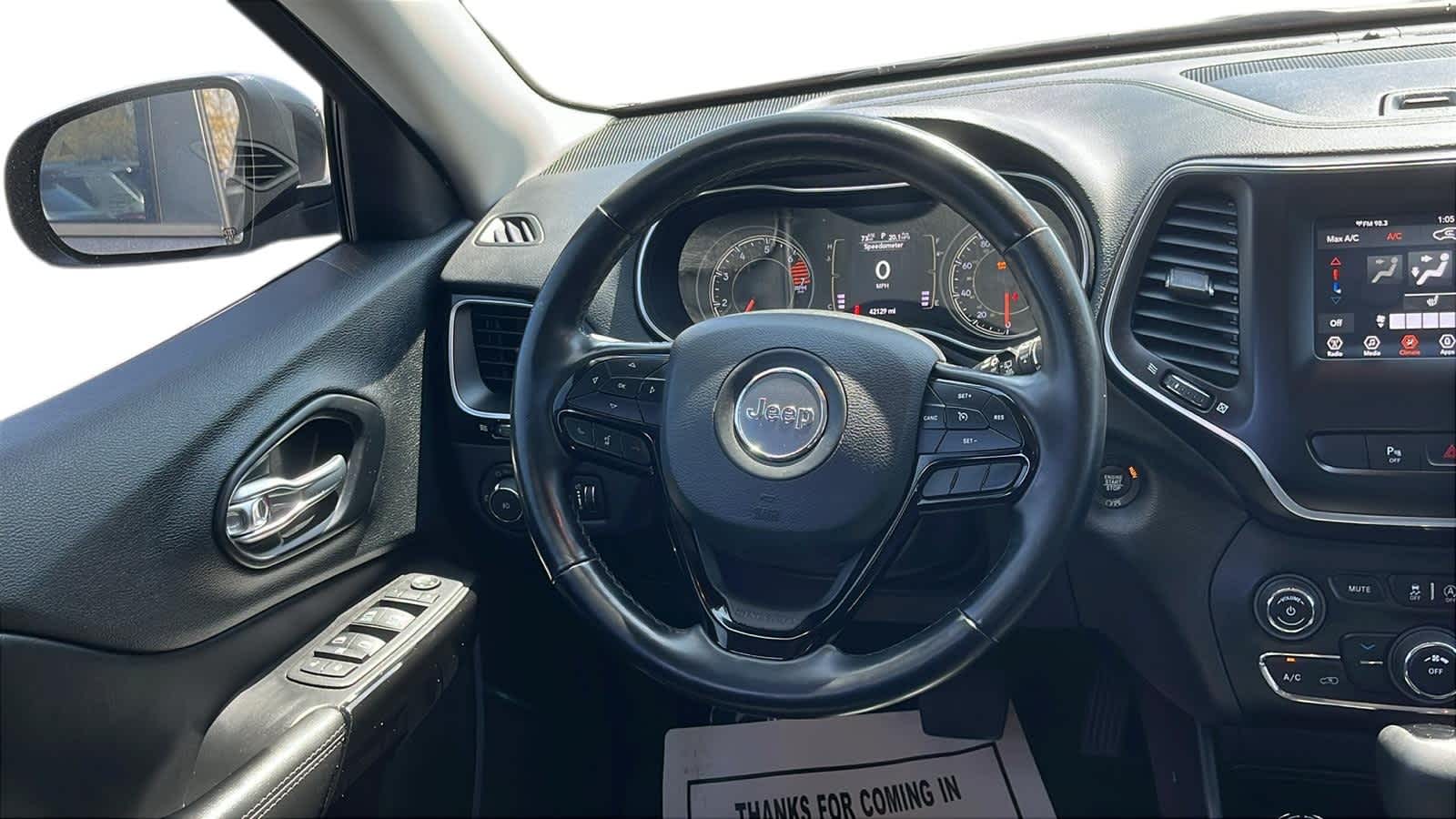 used 2021 Jeep Cherokee car, priced at $22,732
