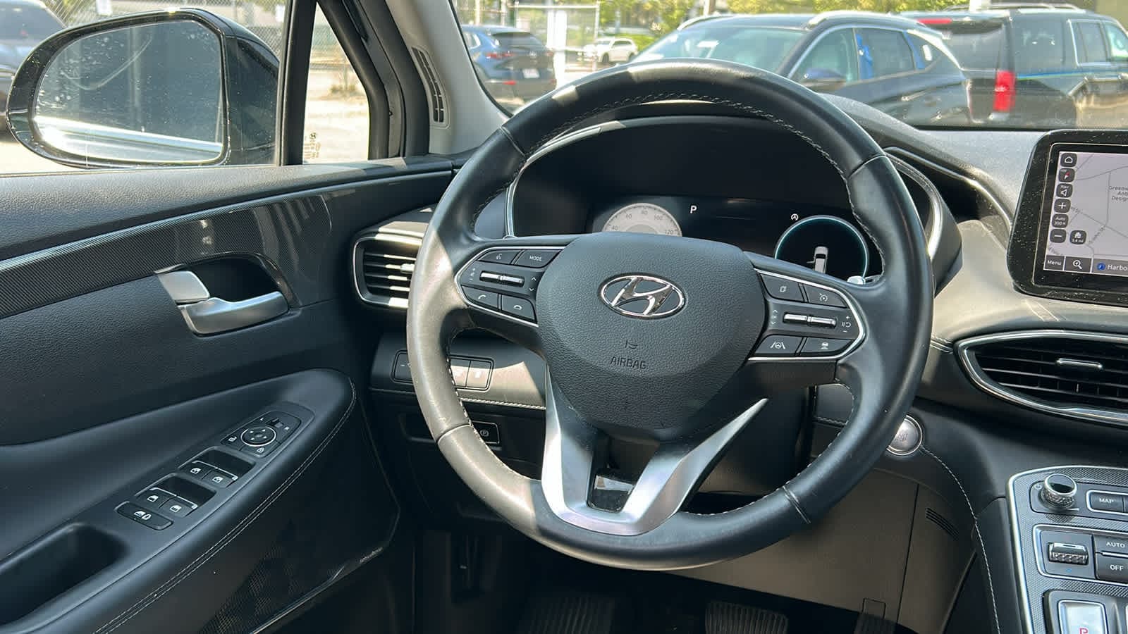 used 2021 Hyundai Santa Fe car, priced at $19,207